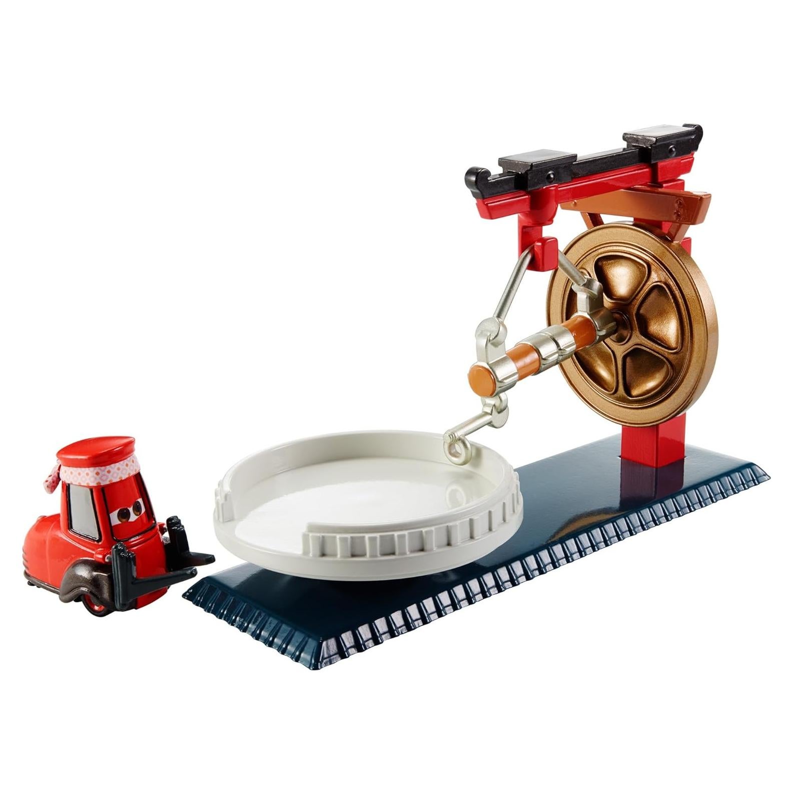 Coche Disney Pitty 1:55 con mazo y gong - Mattel