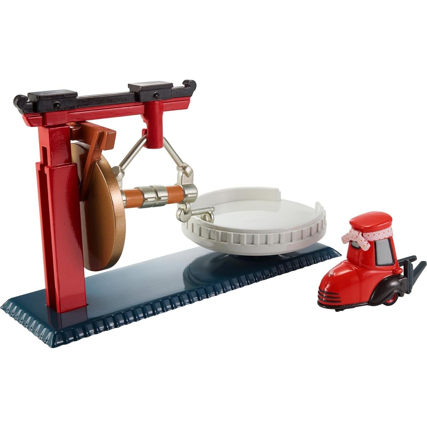 Coche Disney Pitty 1:55 con mazo y gong - Mattel