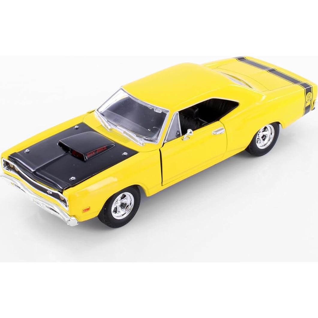 Coche Diecast 1969 Coronet Super Bee Amarillo 1/24