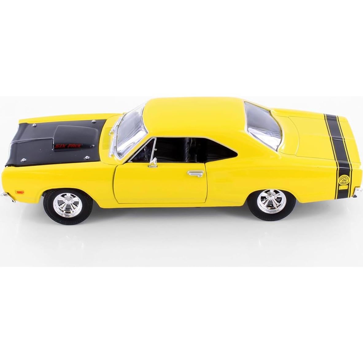 Coche Diecast 1969 Coronet Super Bee Amarillo 1/24