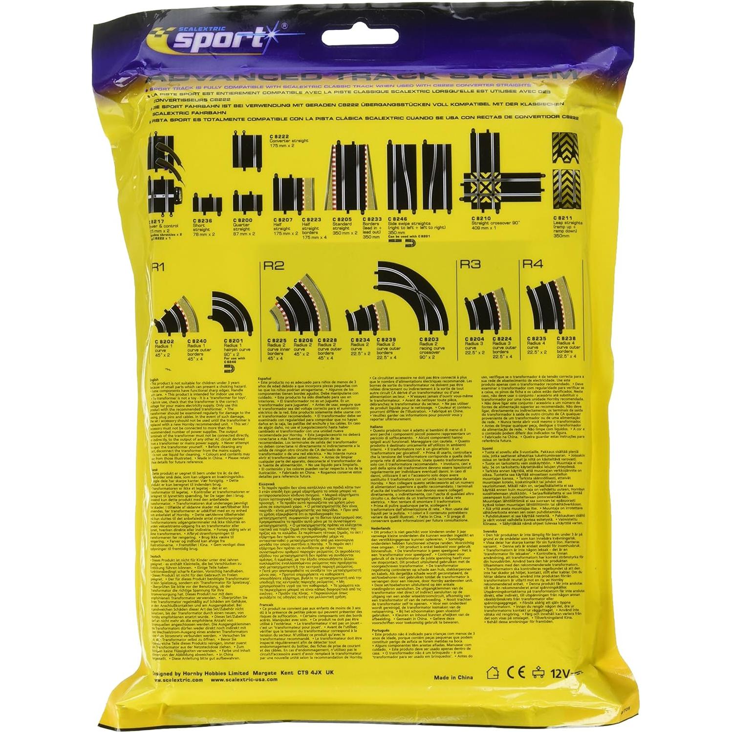 Banda y Barrera Negra Scalextric C8288 para Pista 1:32