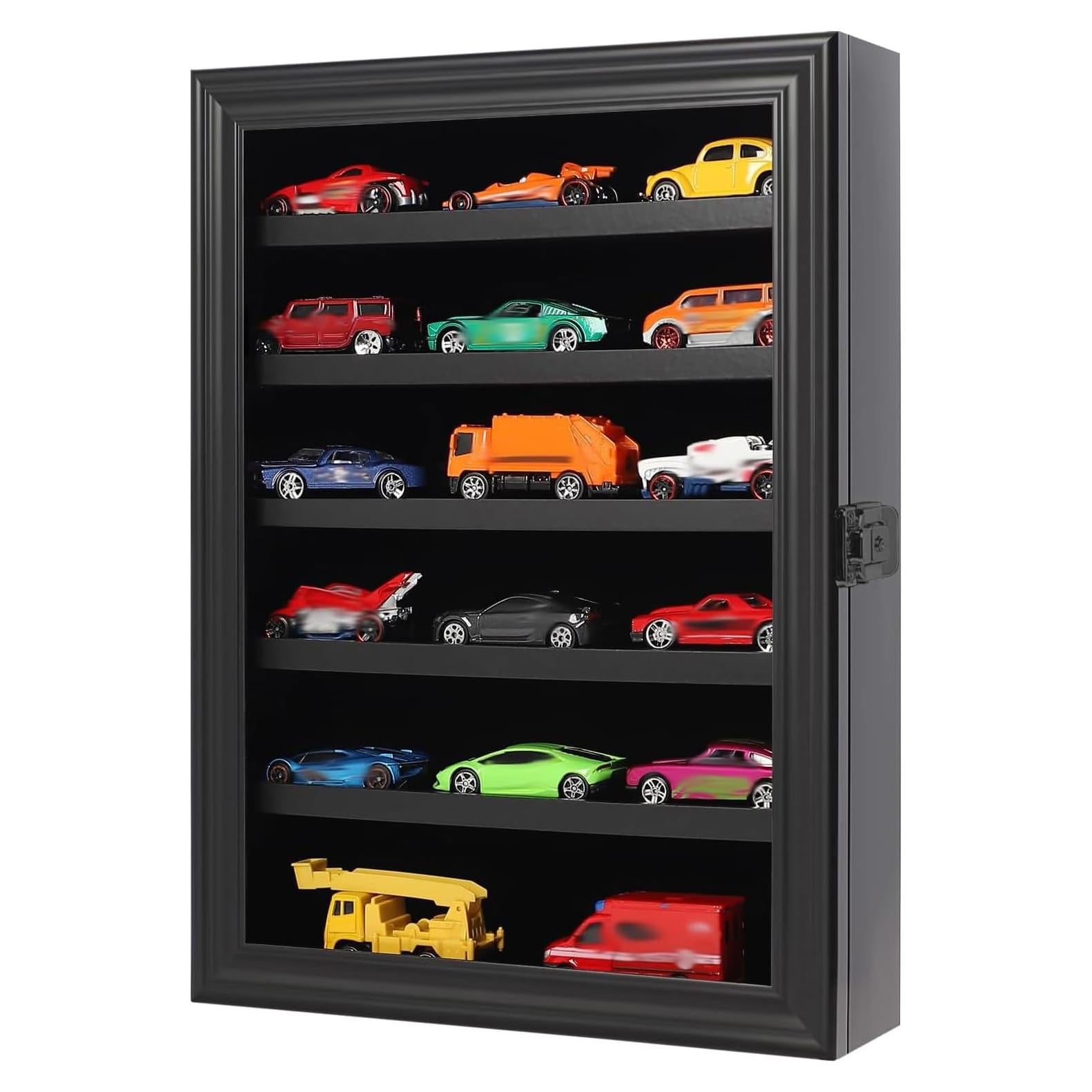 Estuche de exhibición de coches 1/64 PKHROR negro