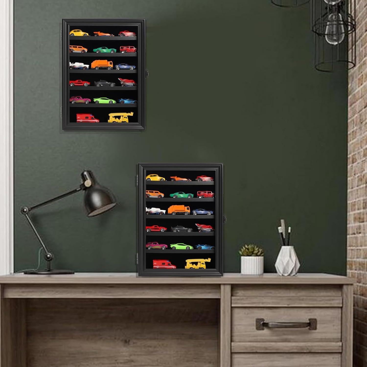 Estuche de exhibición de coches 1/64 PKHROR negro