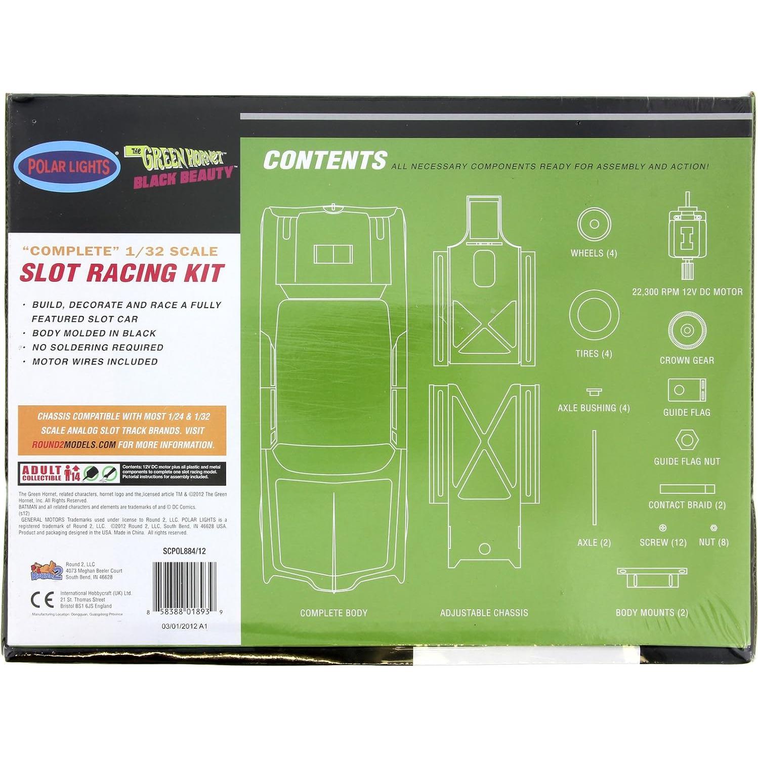 Coche de Slot Polar Lights Green Hornet 1/32 Kit Completo