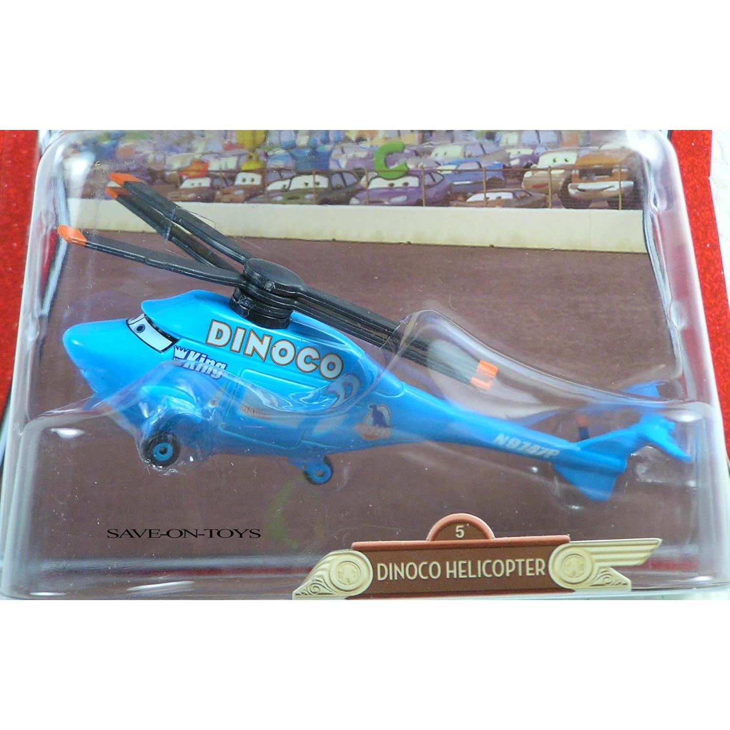Helicóptero Dinoco Sobredimensionado Mattel 12.7 cm