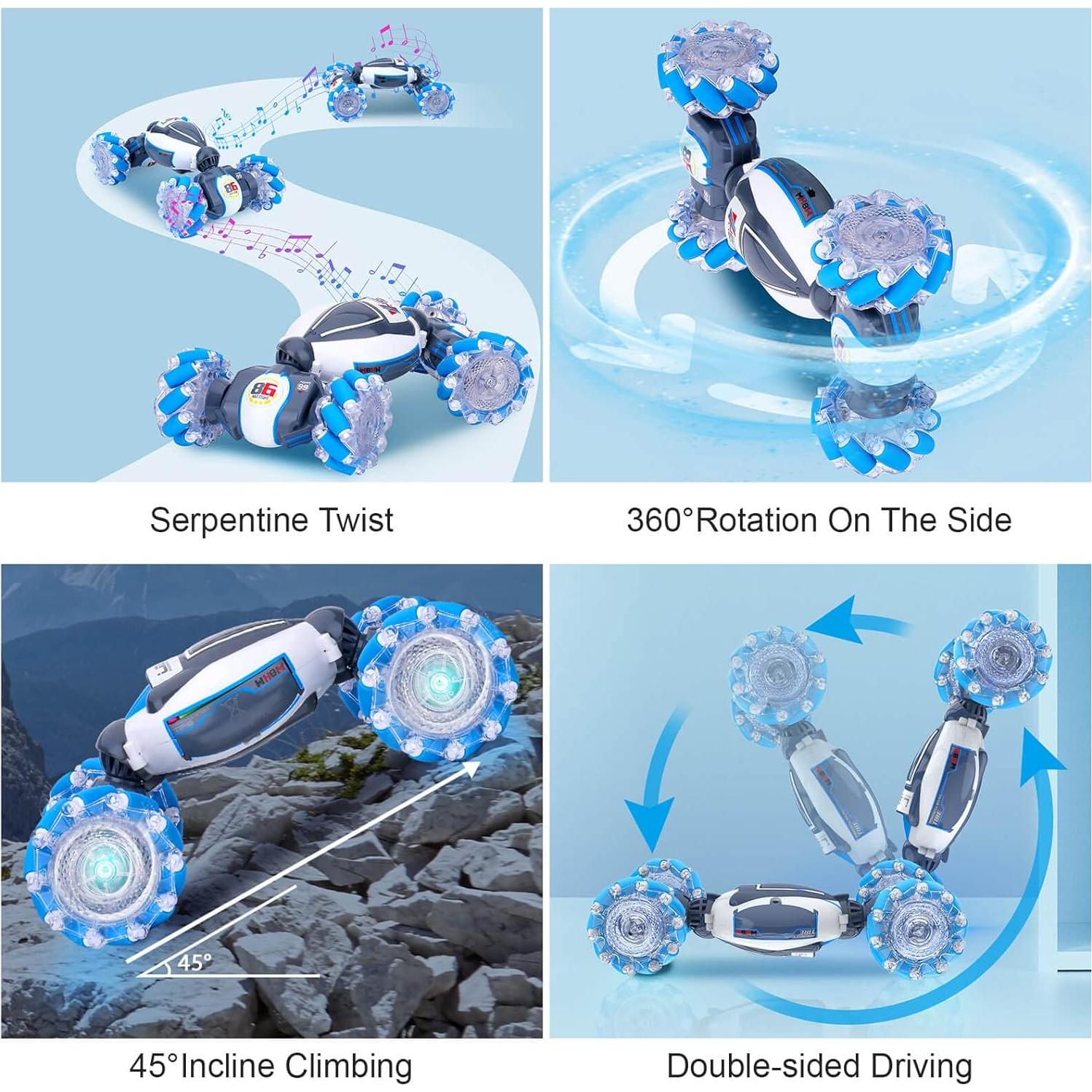 Coche Acrobático RC Fosgoit 4WD Detección de Gestos