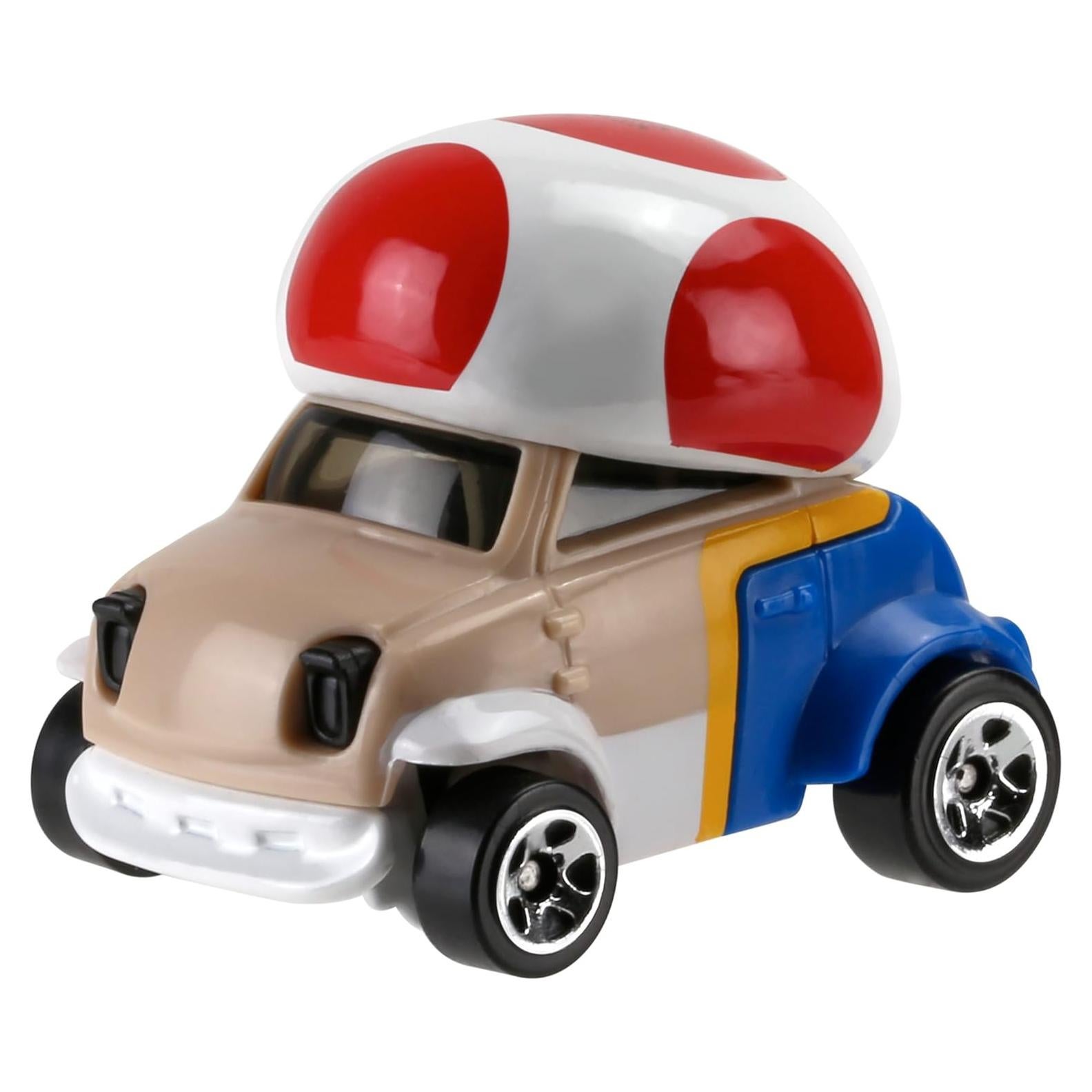 Vehículo Hot Wheels Toad Mario Bros 1:64 70g