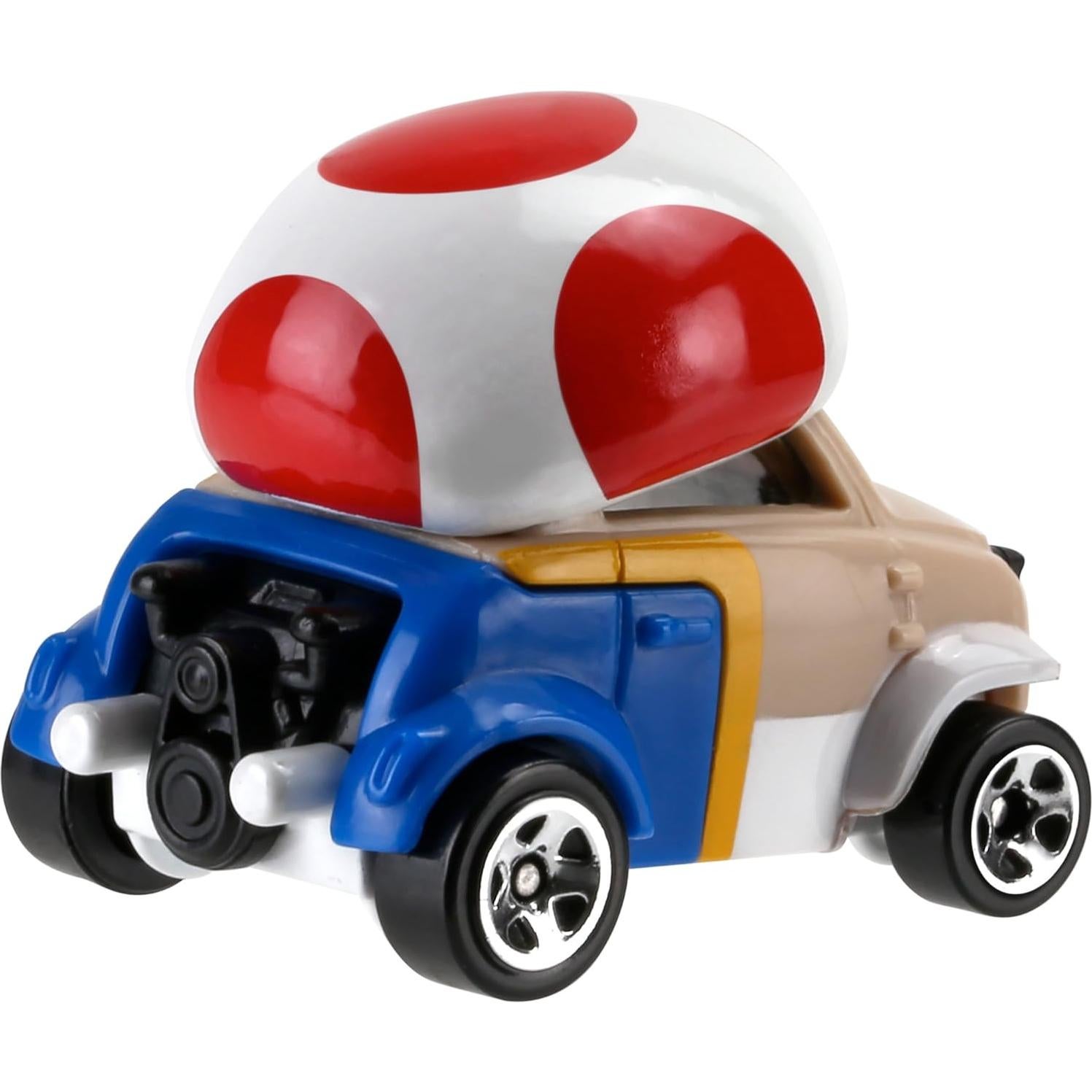 Vehículo Hot Wheels Toad Mario Bros 1:64 70g
