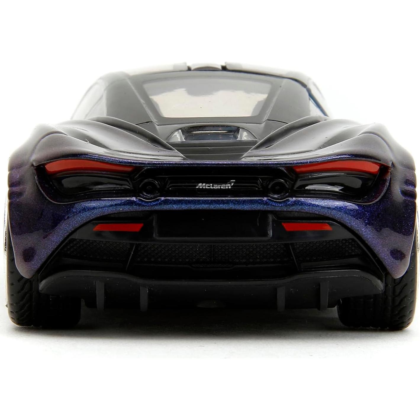 Modelo Coche Diecast Jada 720S Azul 1/32 Detalles Fieles