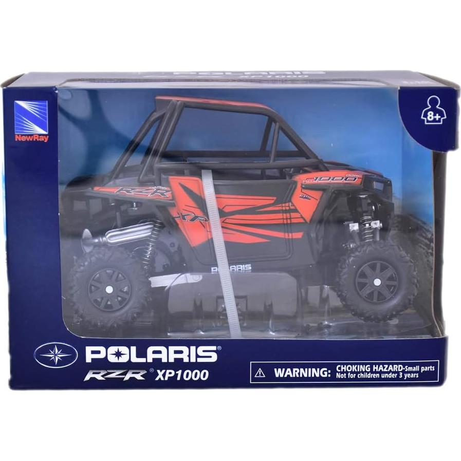 Vehículo de Escala 1:18 Newray Polaris RZR XP 1000 Naranja