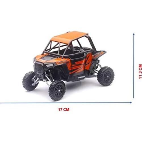 Vehículo de Escala 1:18 Newray Polaris RZR XP 1000 Naranja