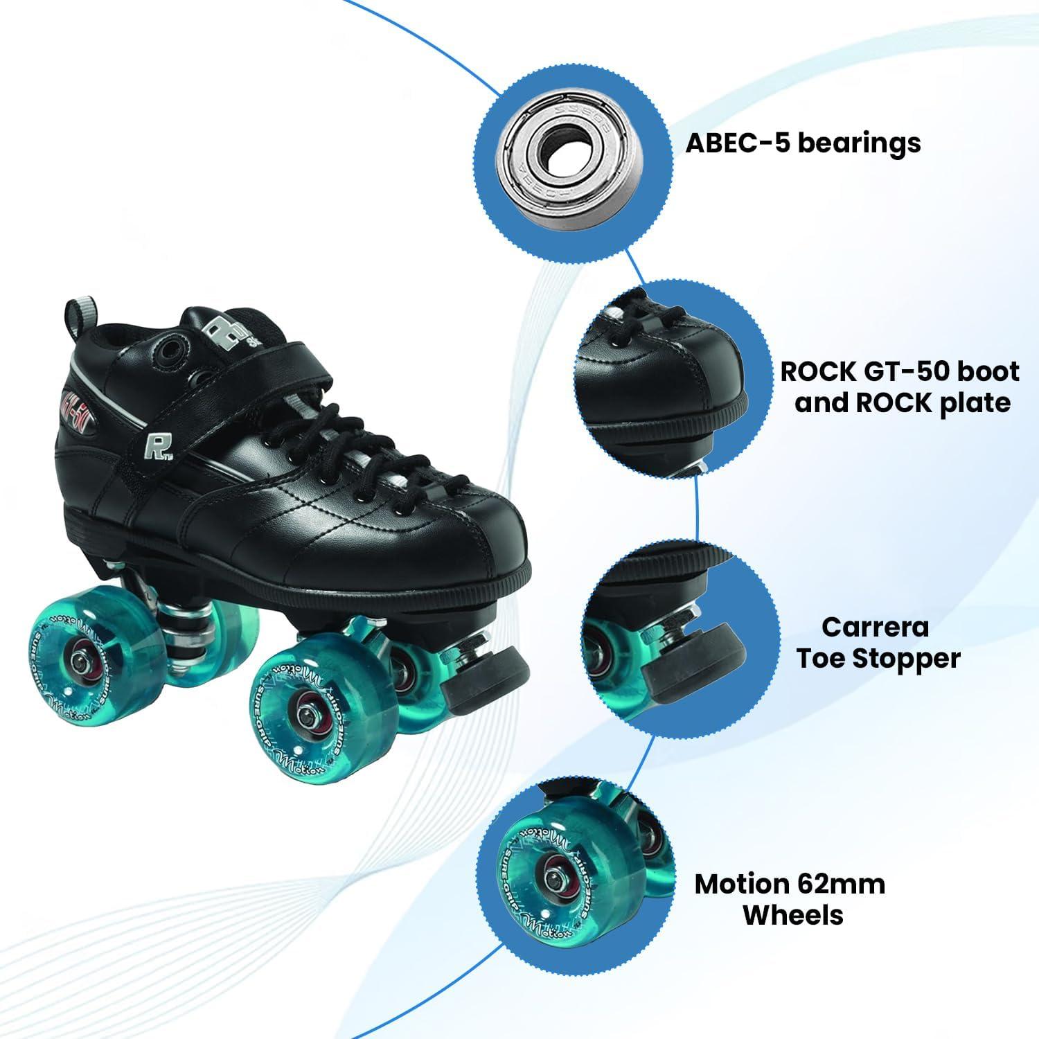 Patines Sure Grip GT50 Motion 62mm Unisex - Comodidad y Estilo