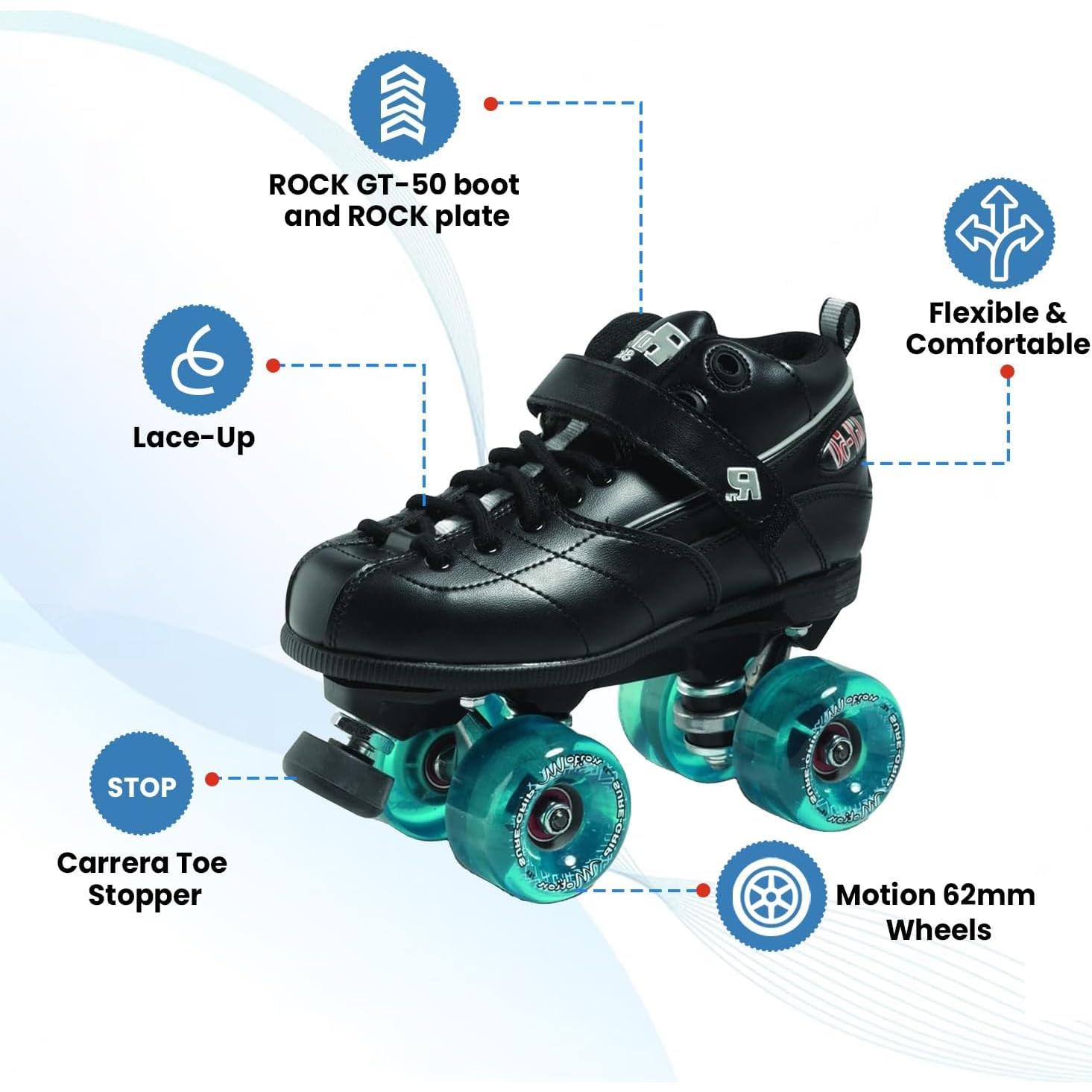 Patines Sure Grip GT50 Motion 62mm Unisex - Comodidad y Estilo