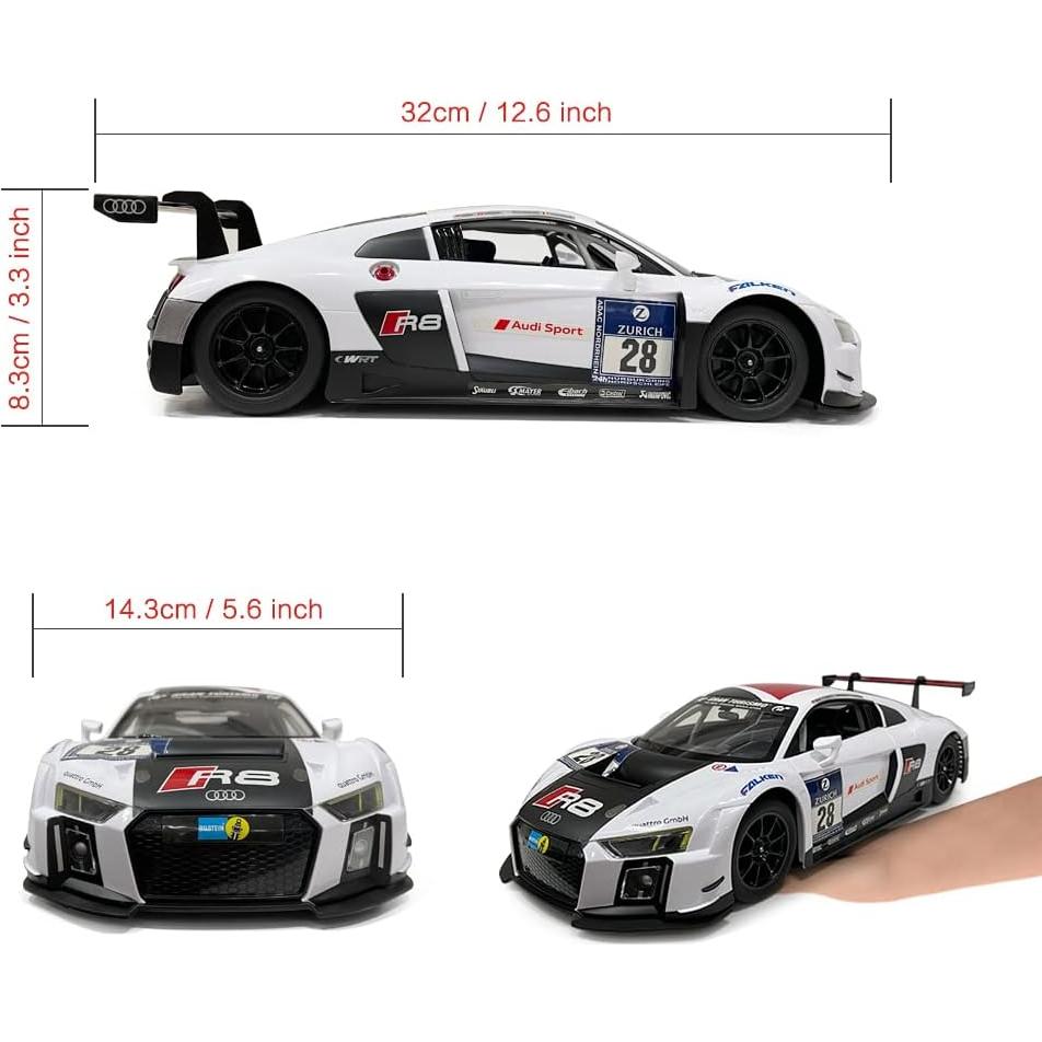 Coche RC Rastar Audi R8 1:14 Control Remoto LED