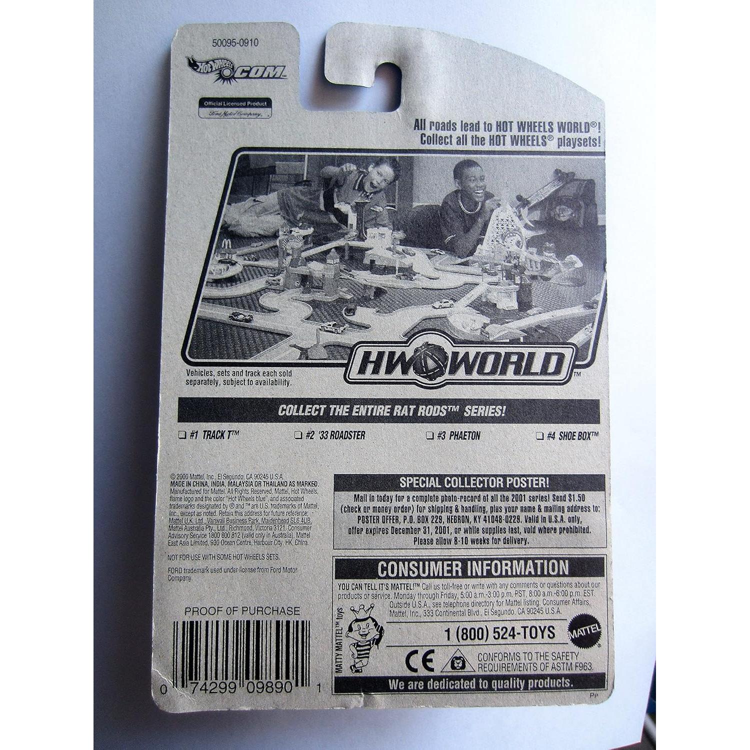 Coche de Fundición Hot Wheels 2001 Escala 1:64 Morado