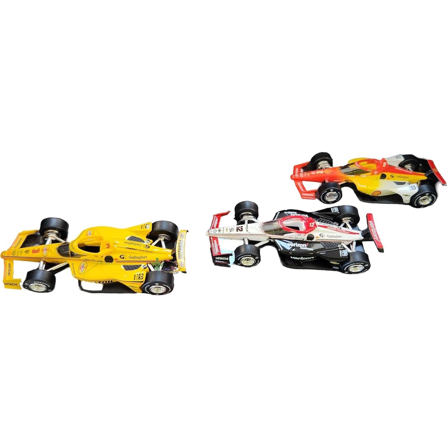 Set de 3 Coches Greenlight Indy 500 2024 Penske 1:64