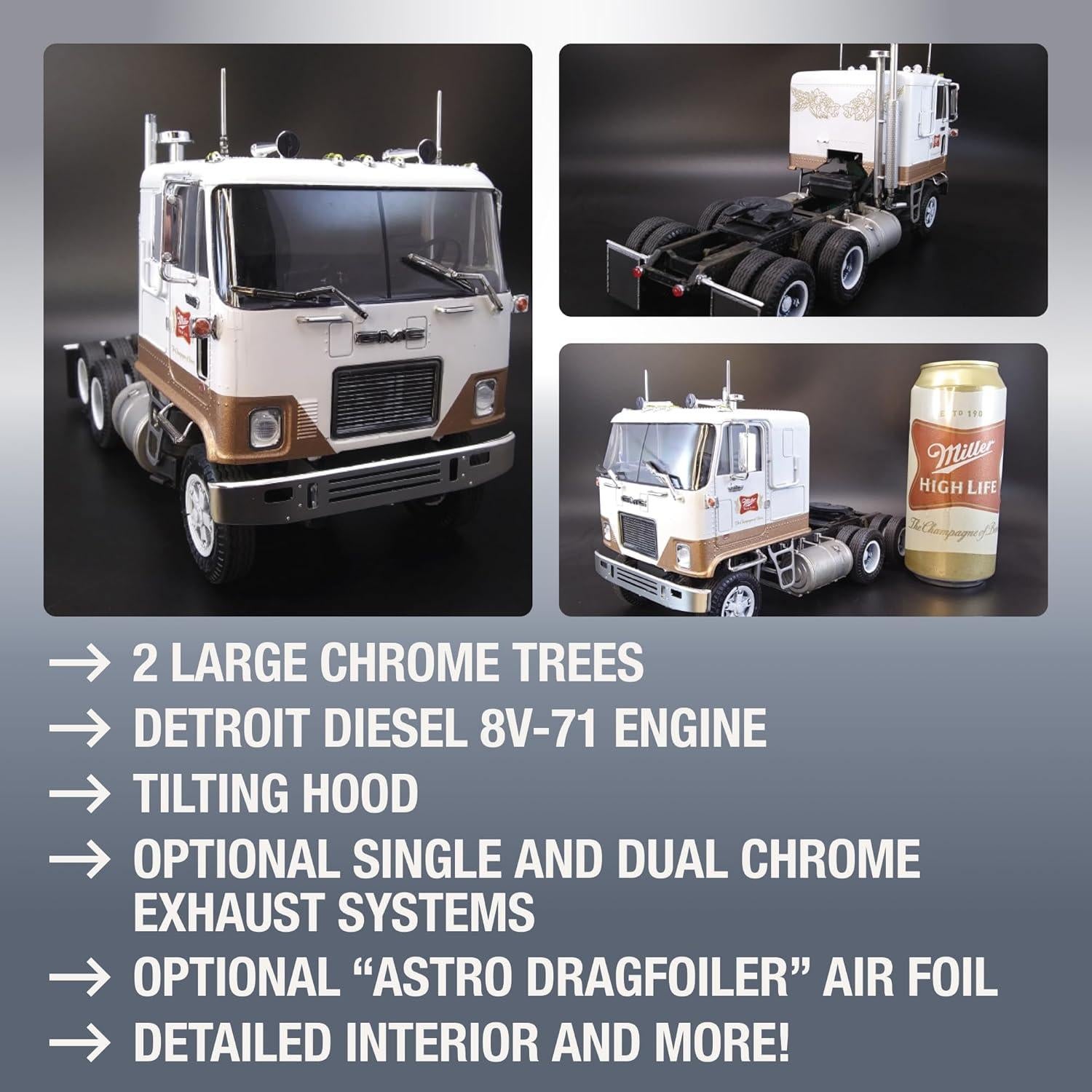 Modelo a Escala 1:25 GMC Astro 95 Cerveza Miller