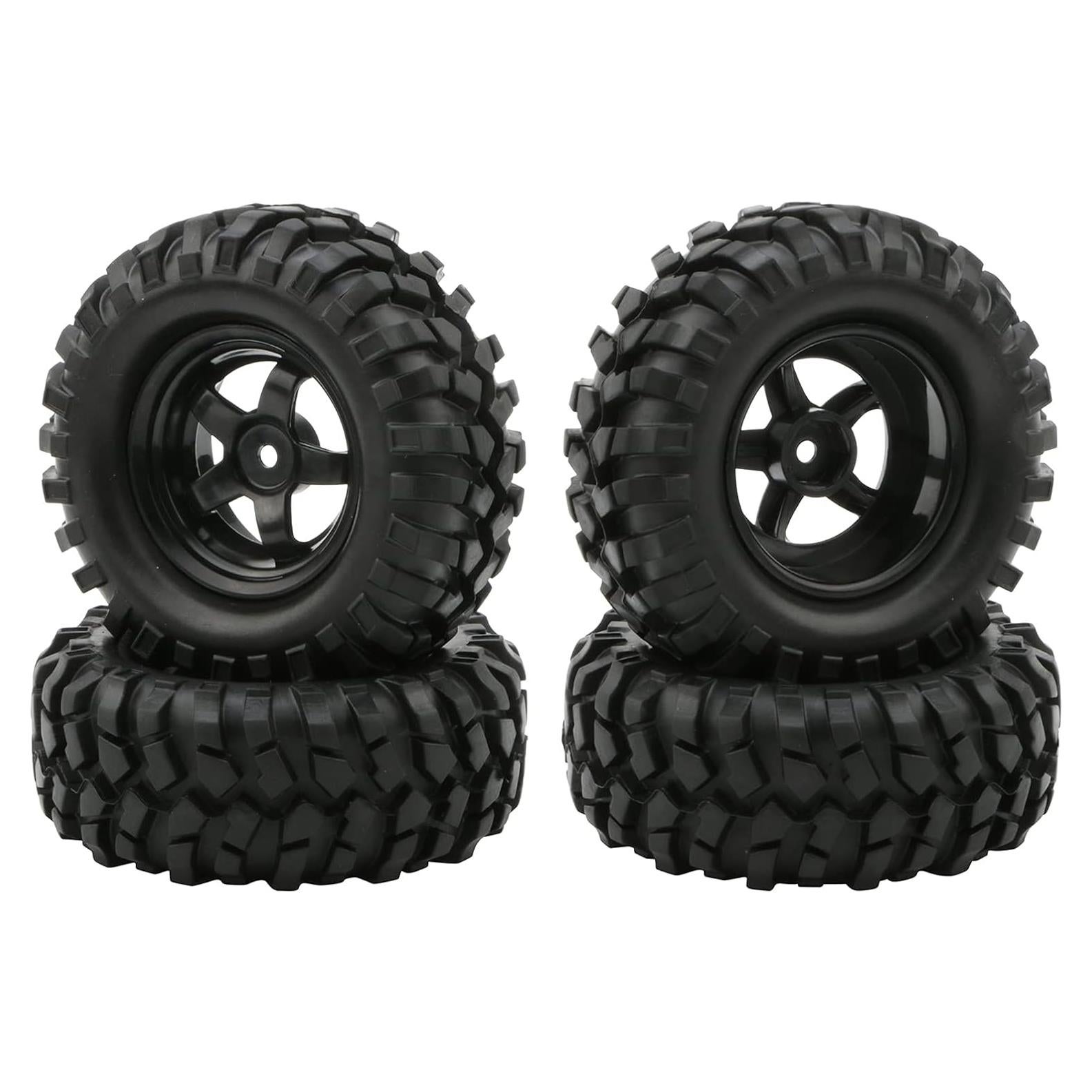 Neumáticos y Llantas JIUWU 1:10 para RC Todo Terreno