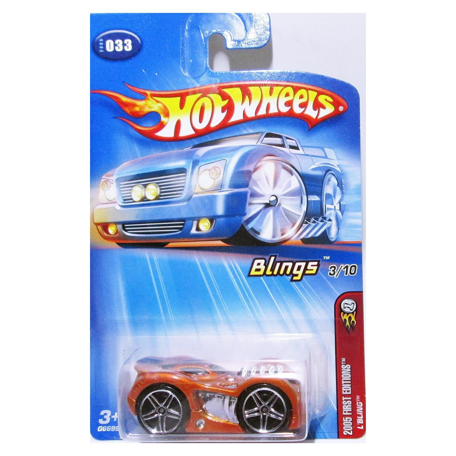 Hot Wheels Mattel Blings 1:64 Escala Rojo L'Bling Coche
