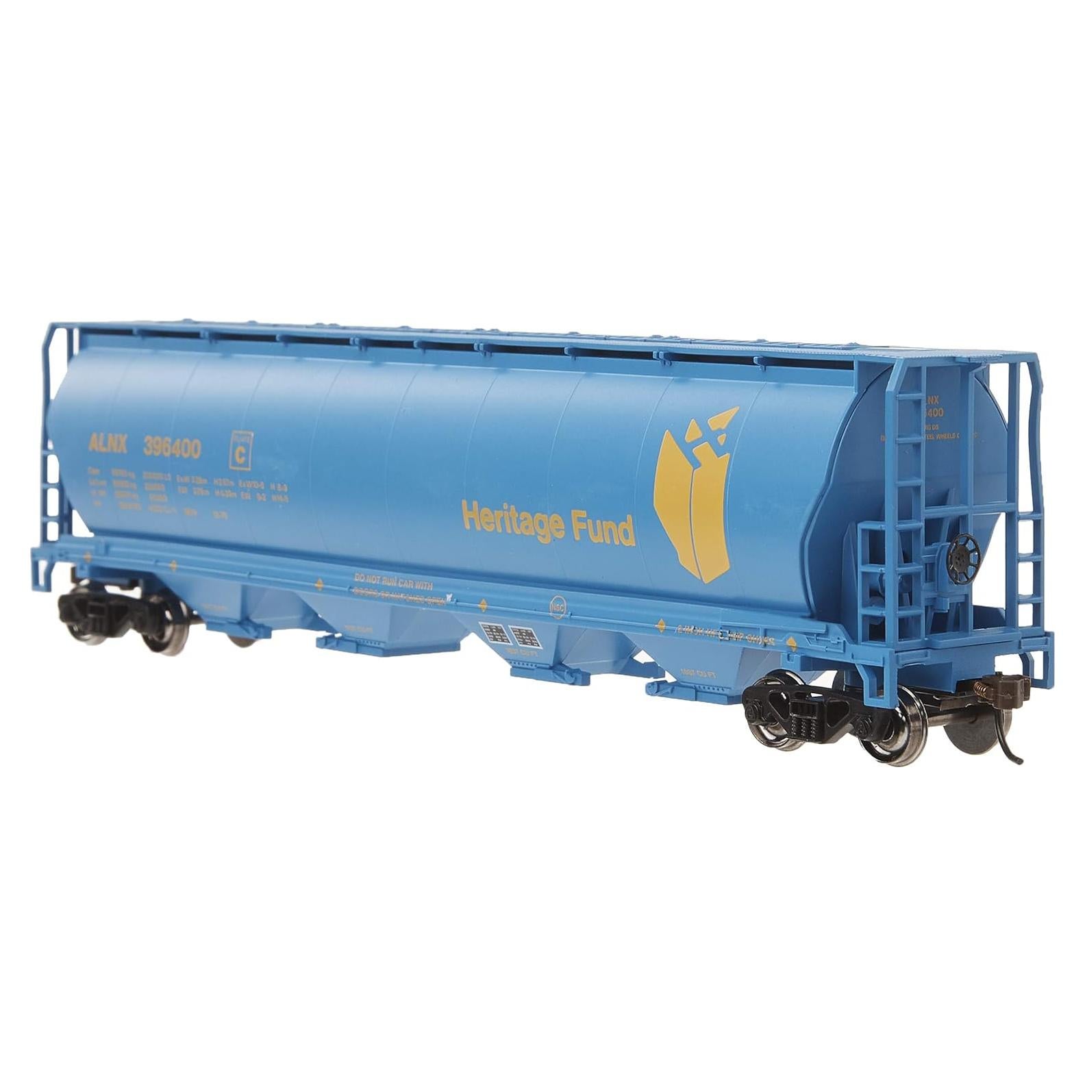 Vagón de Carga Cilíndrico Bachmann HO 4 Bay Grano