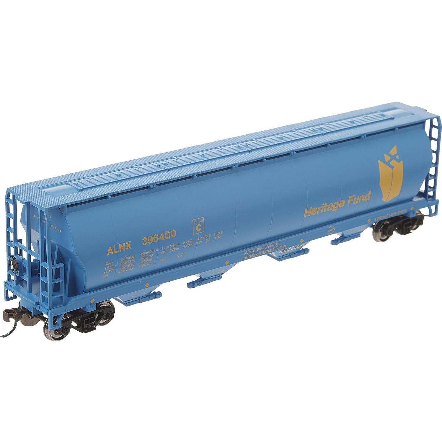 Vagón de Carga Cilíndrico Bachmann HO 4 Bay Grano