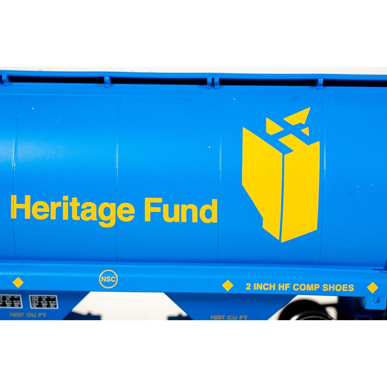 Vagón de Carga Cilíndrico Bachmann HO 4 Bay Grano