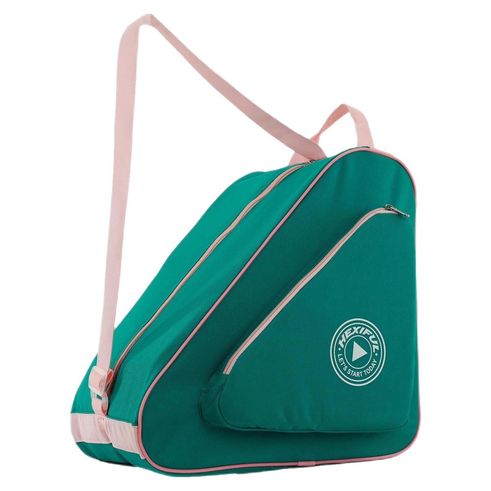 Bolsa de Patinaje HEXIFUL Hxfskb 20L Impermeable Verde/Rosa