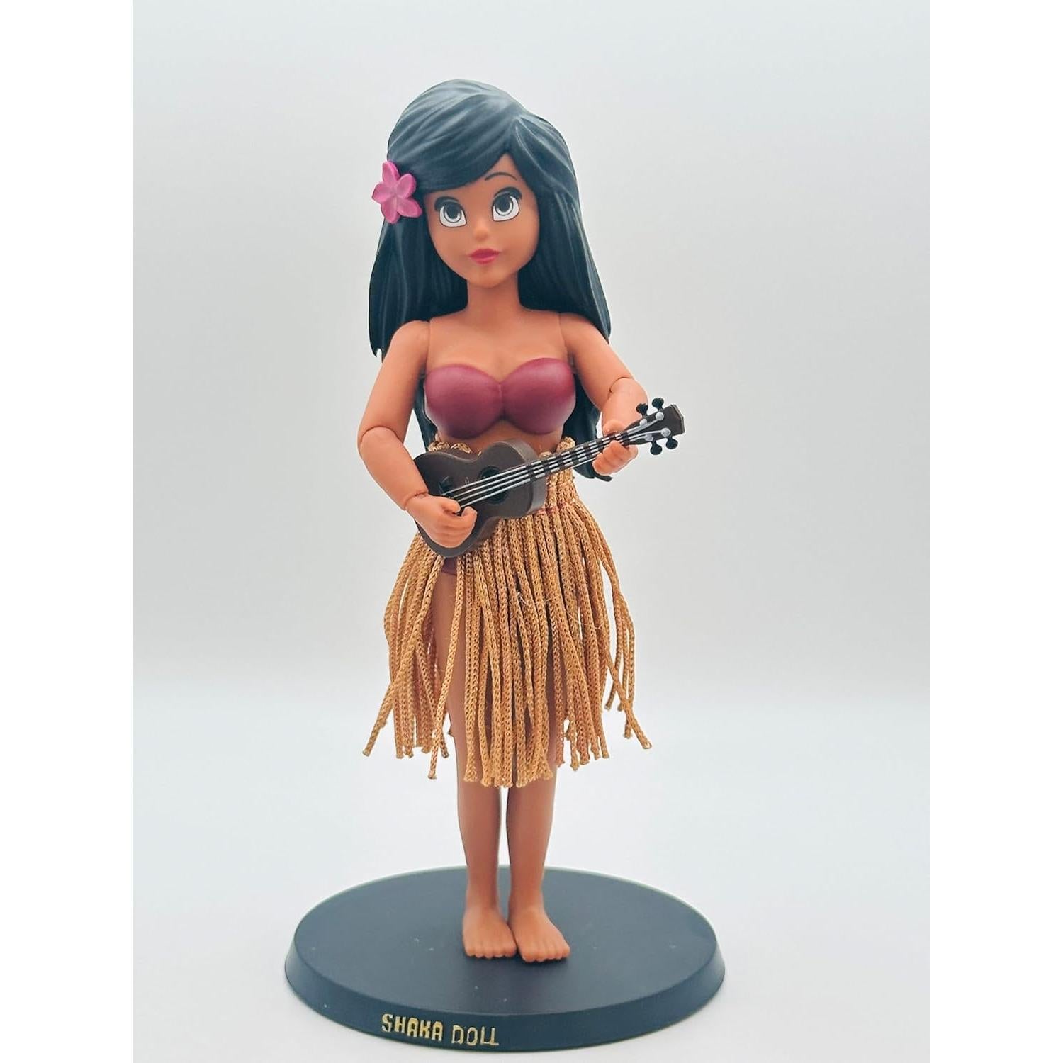Muñeca Hula Posable Coastal 83 con Tabla de Surf y Ukulele