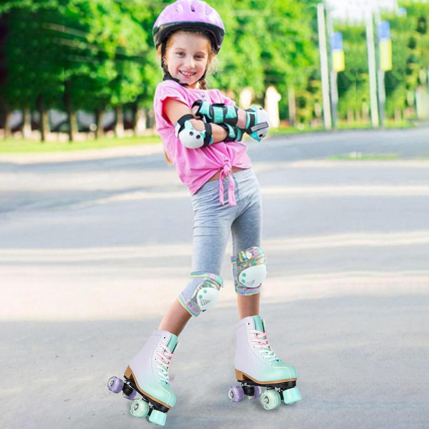 Patines de Ruedas Jessie para Niñas Ajustables con Luces