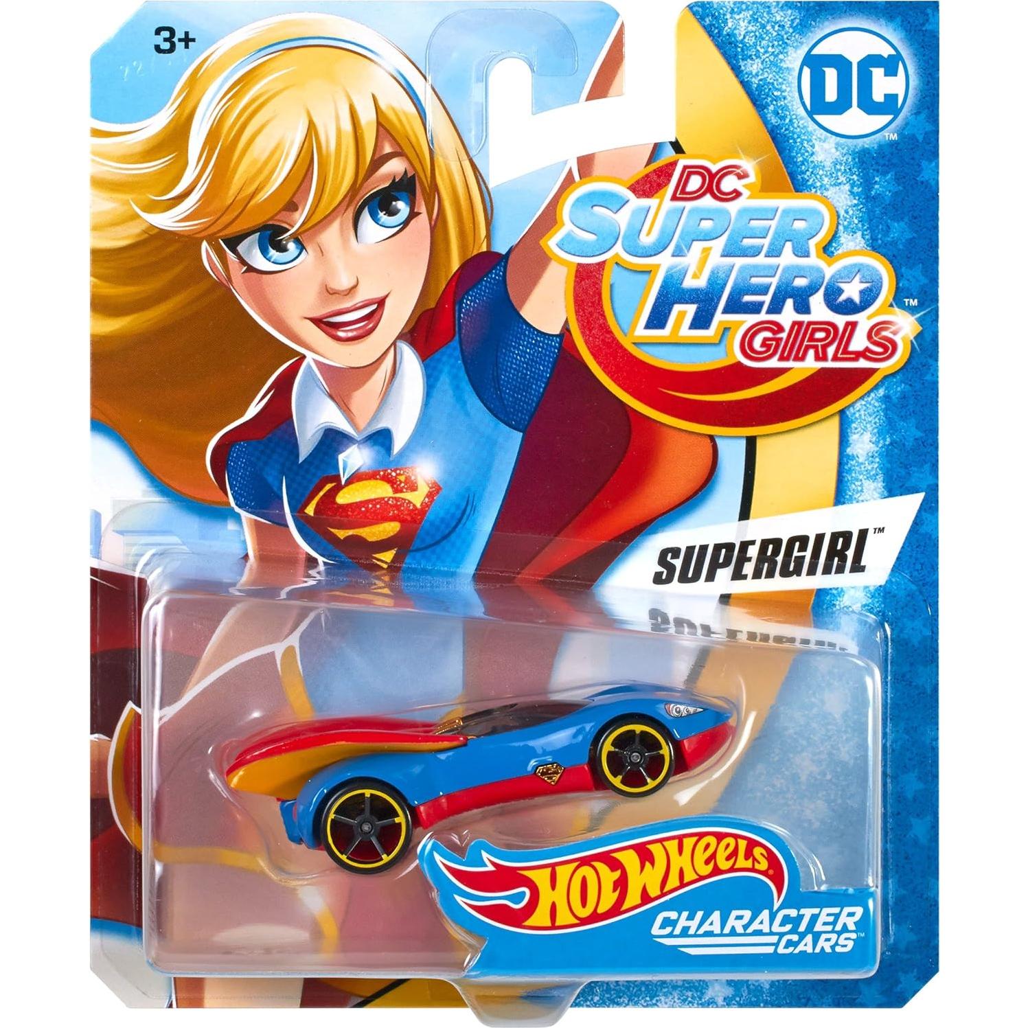 Hot Wheels Chicas Superhéroes DC Supergirl Vehículo 1:64