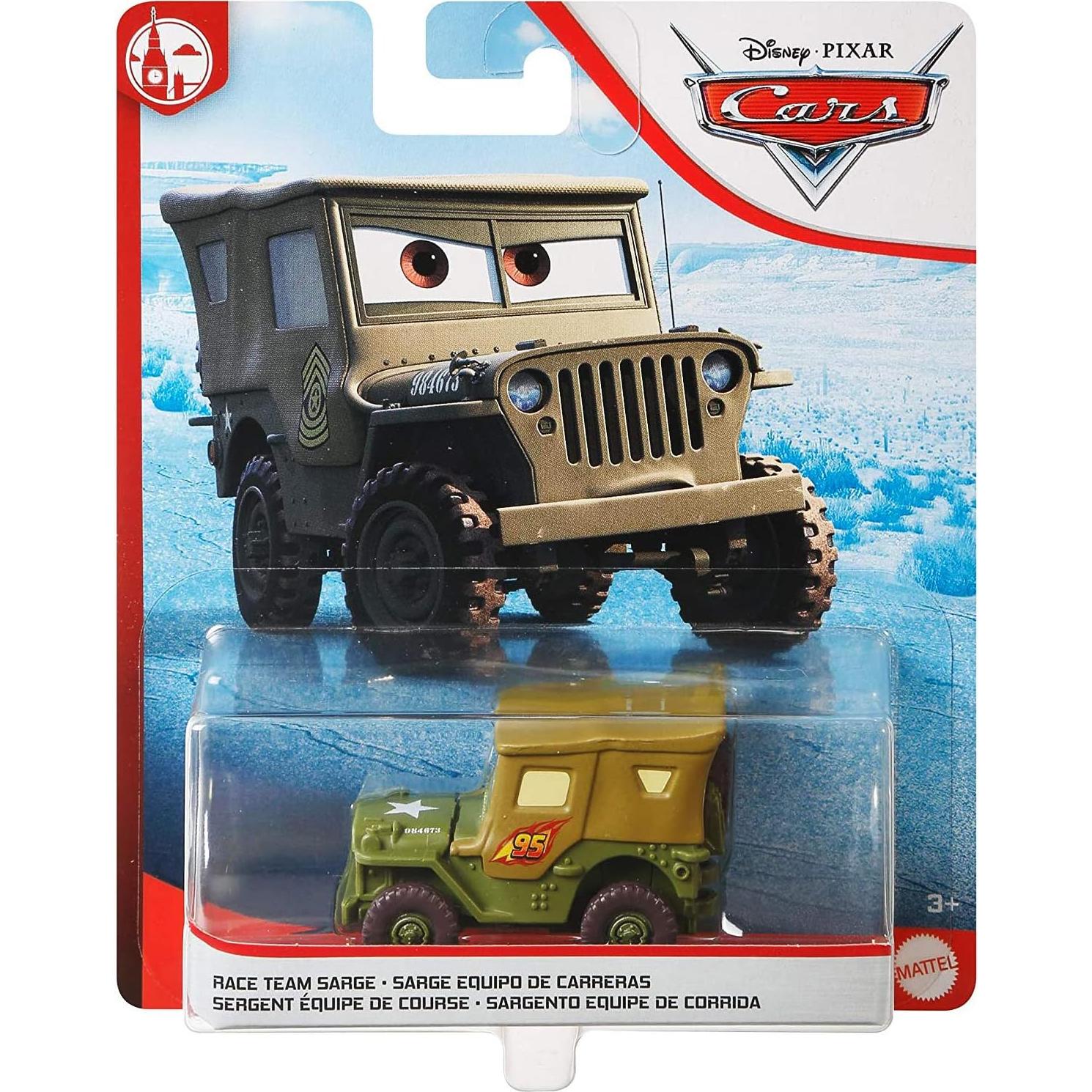 Auto de Juguete Sarge #15 Disney Pixar Cars 2 1:55 Metal