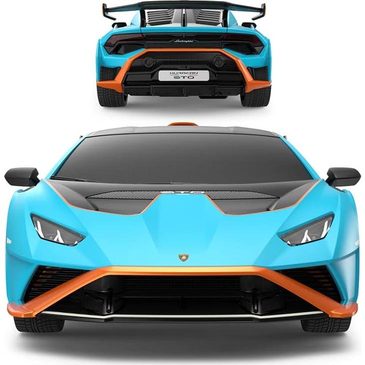 Coche RC Rastar Lamborghini Huracan STO 1:24 Azul