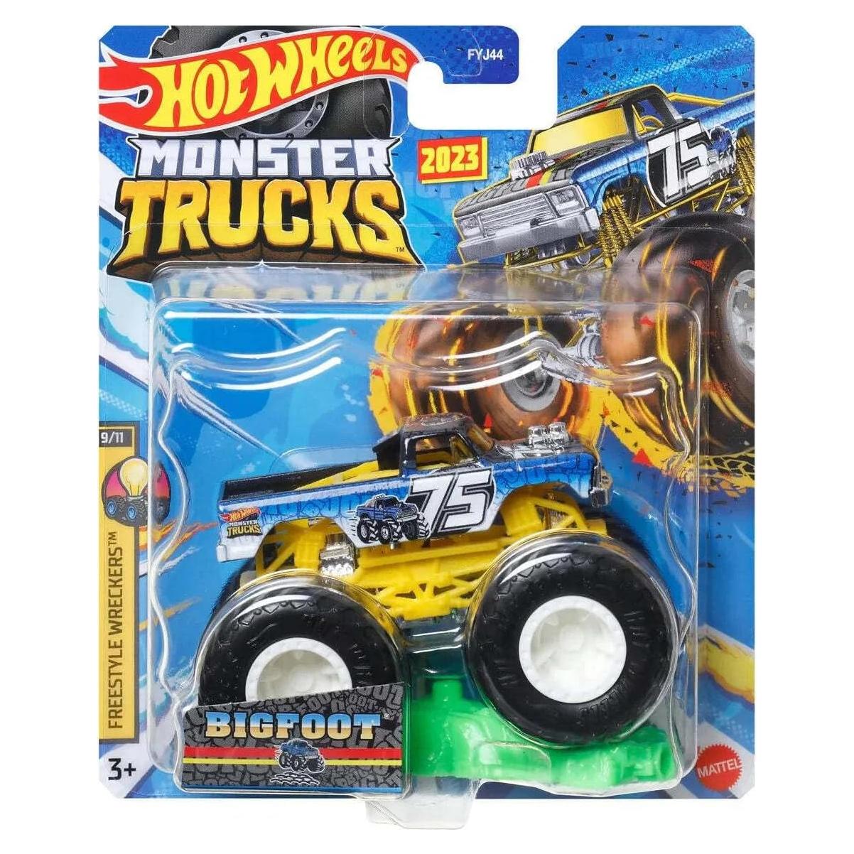 Hot Wheels Monster Trucks 2023 Bigfoot 75 1:64 Escala