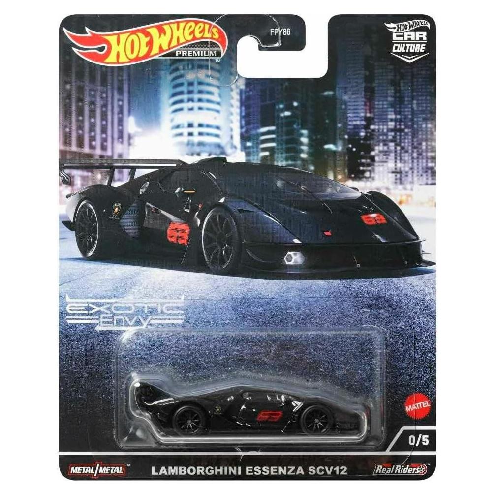 Hot Wheels Lamborghini Essenza SCV12 Diecast 1:64 Negro