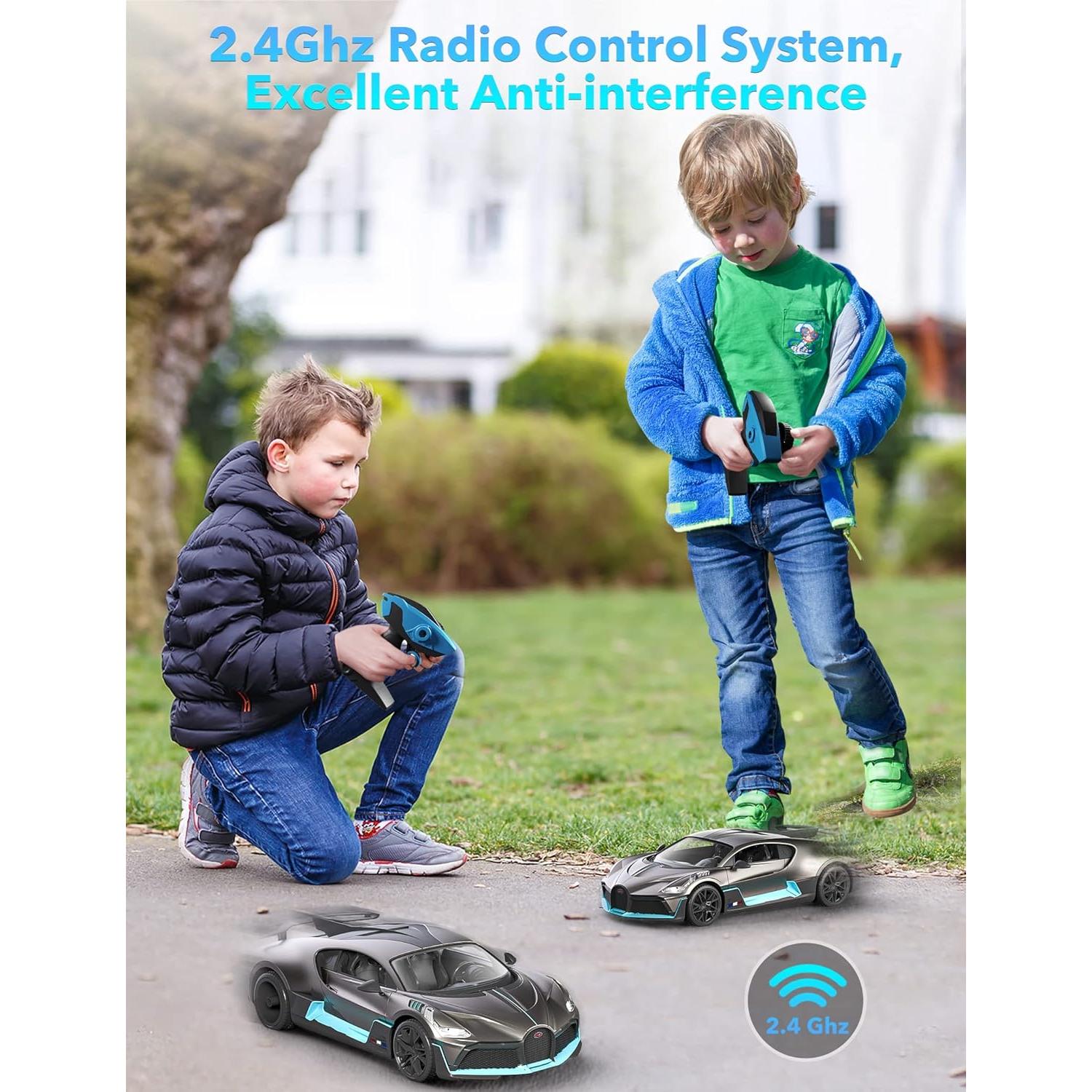 Coche Control Remoto Bugatti Divo 12km/h LED 2.4GHz