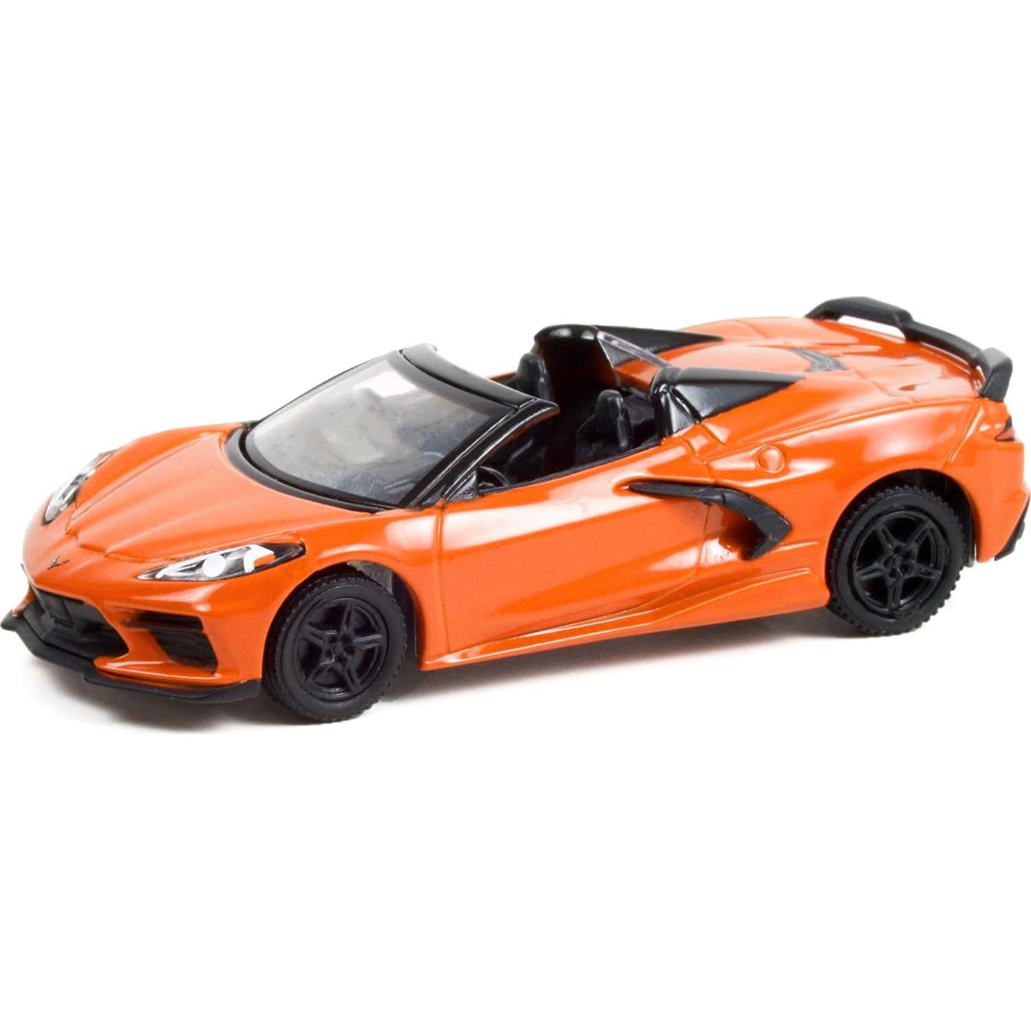 Coche Diecast 1/64 Greenlight Chevy Corvette 2021 Naranja