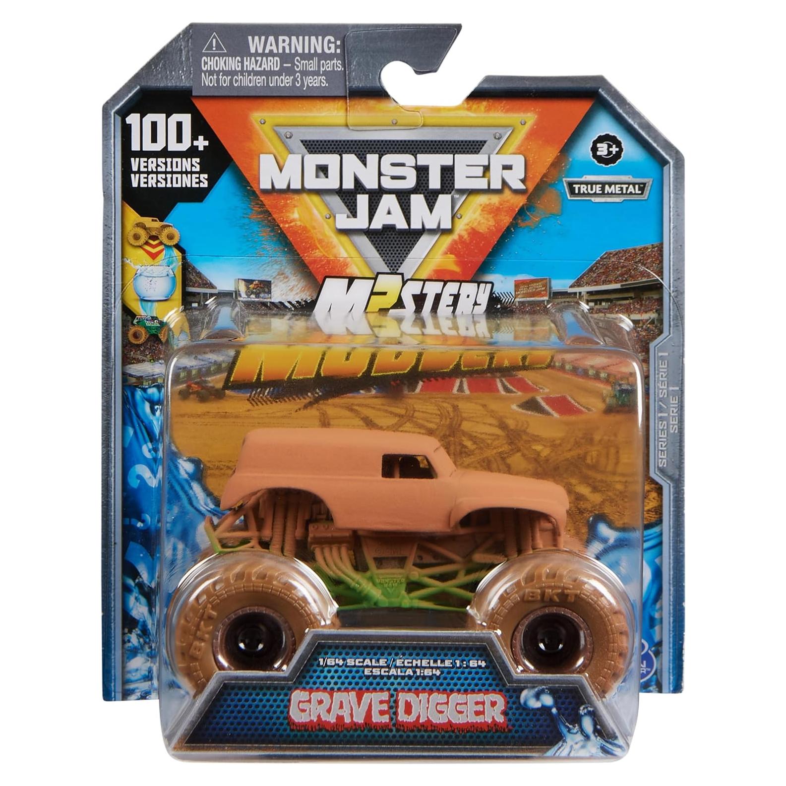 Camión Monstruo de Metal Monster Jam Mystery Mudders 1:64