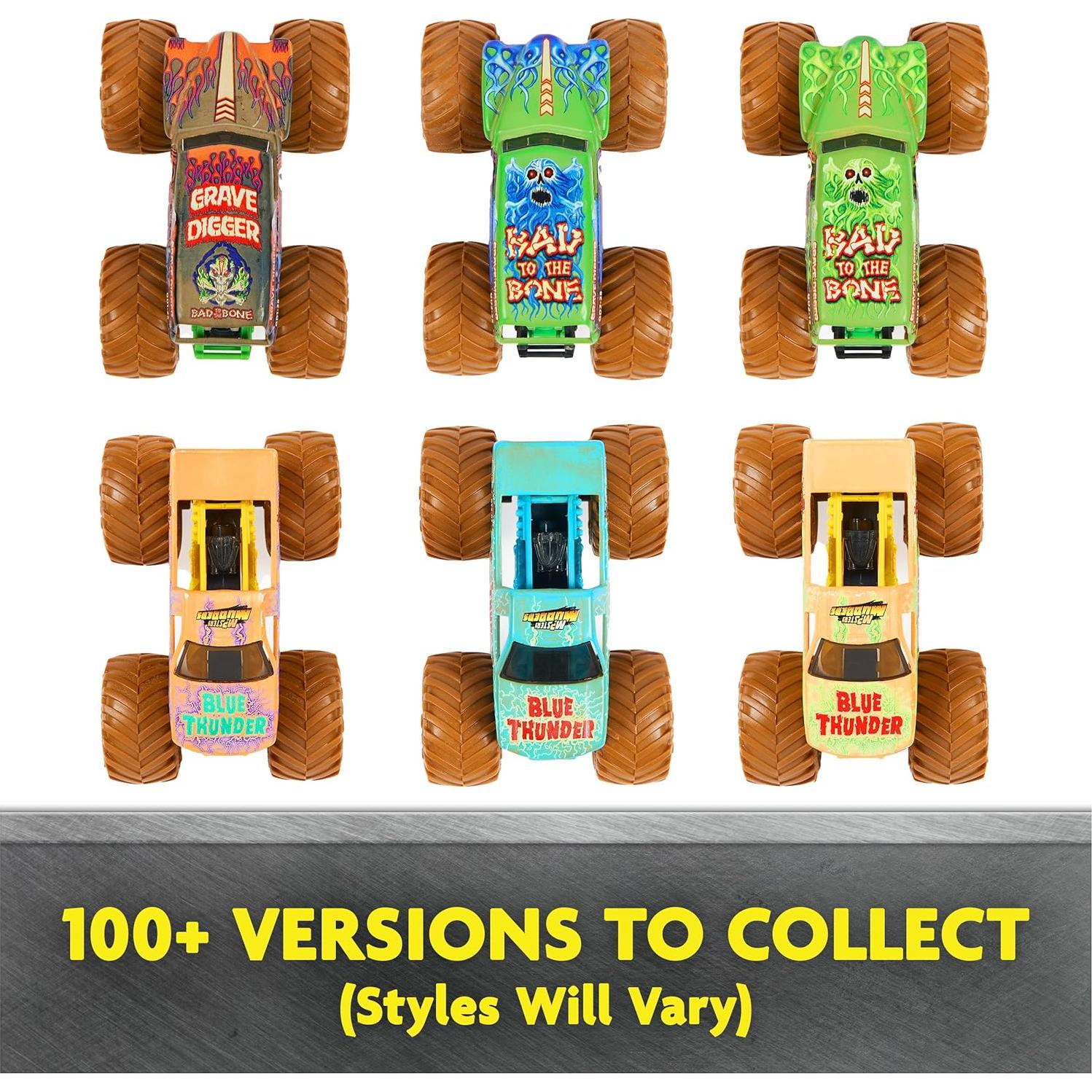 Camión Monstruo de Metal Monster Jam Mystery Mudders 1:64