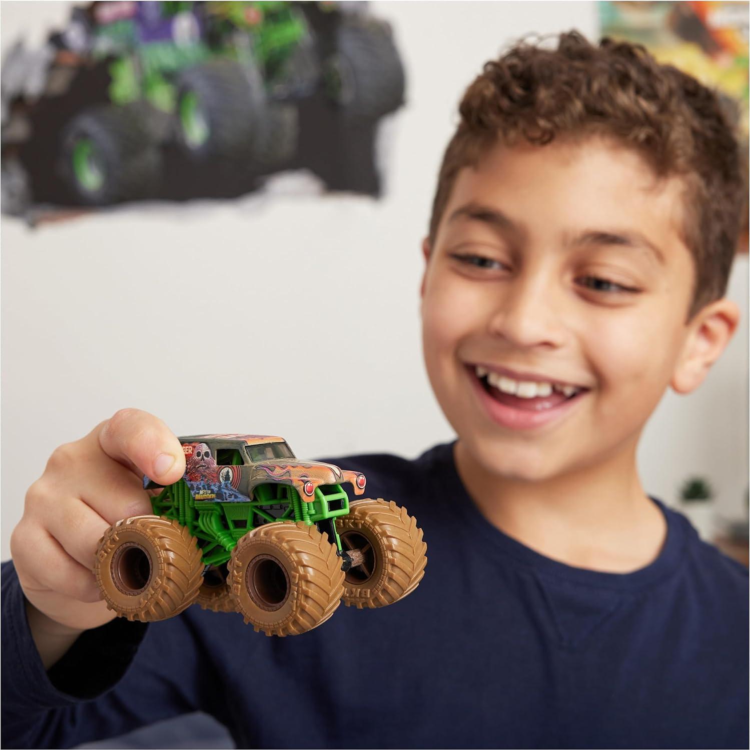 Camión Monstruo de Metal Monster Jam Mystery Mudders 1:64