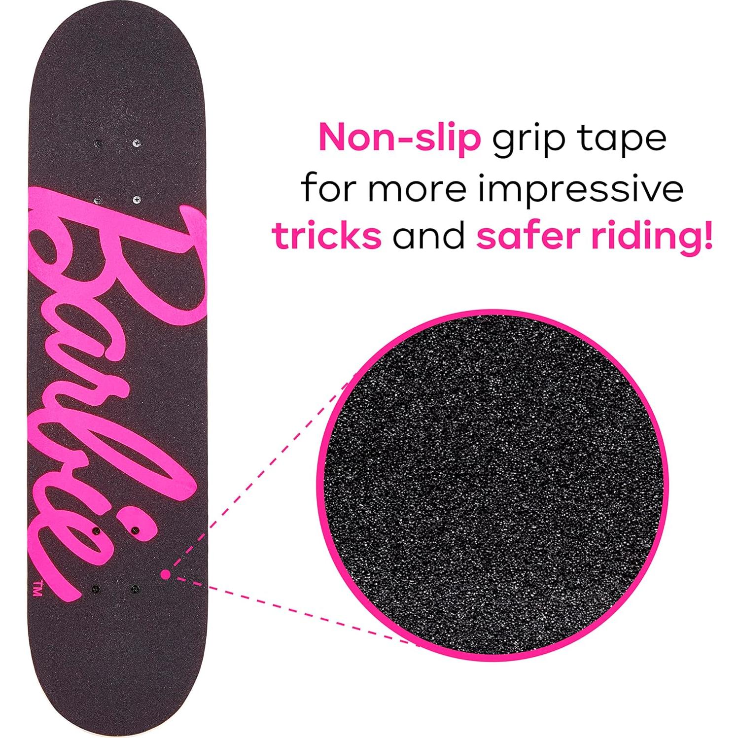 Patineta Voyager Barbie 78.74 cm con cinta de agarre impresa