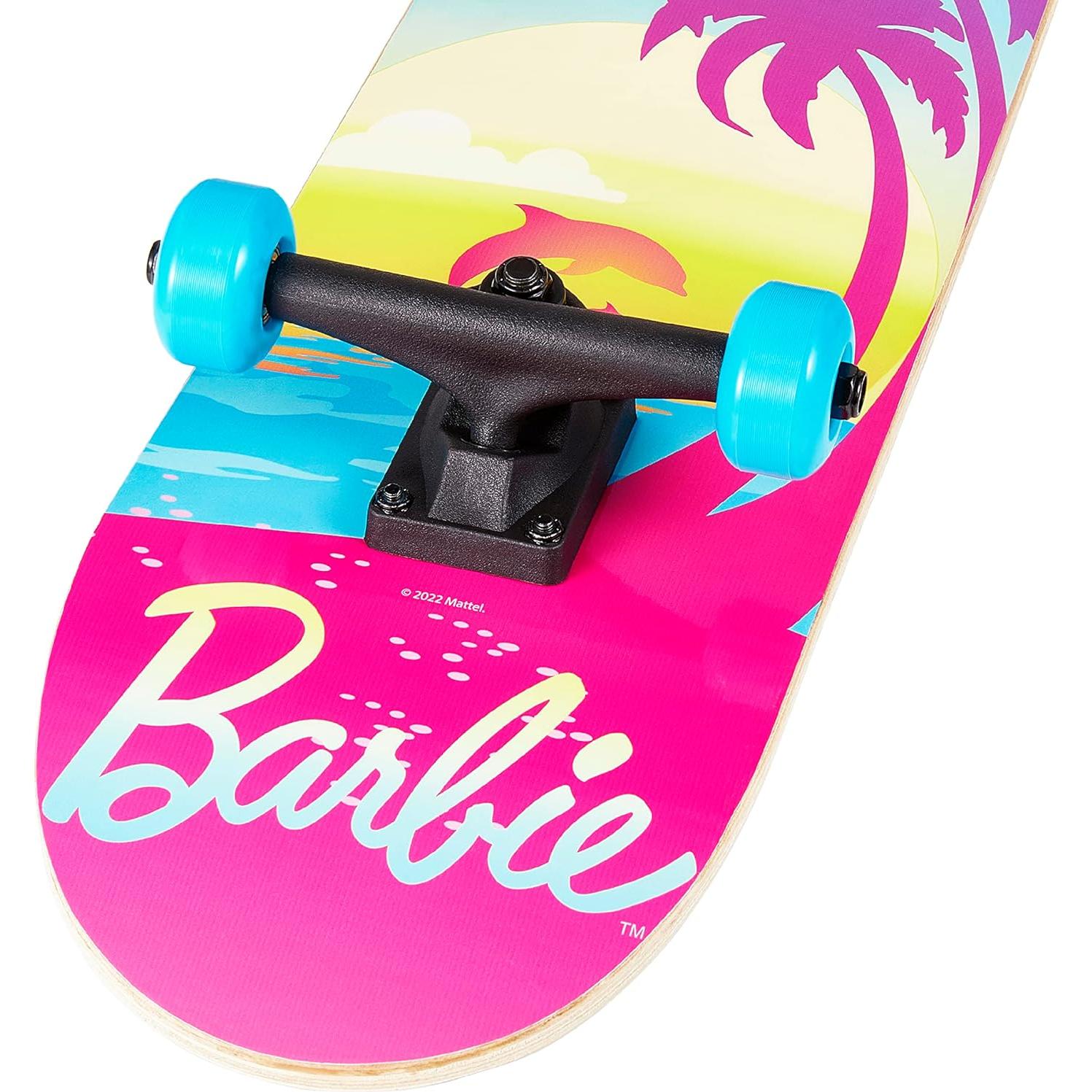 Patineta Voyager Barbie 78.74 cm con cinta de agarre impresa