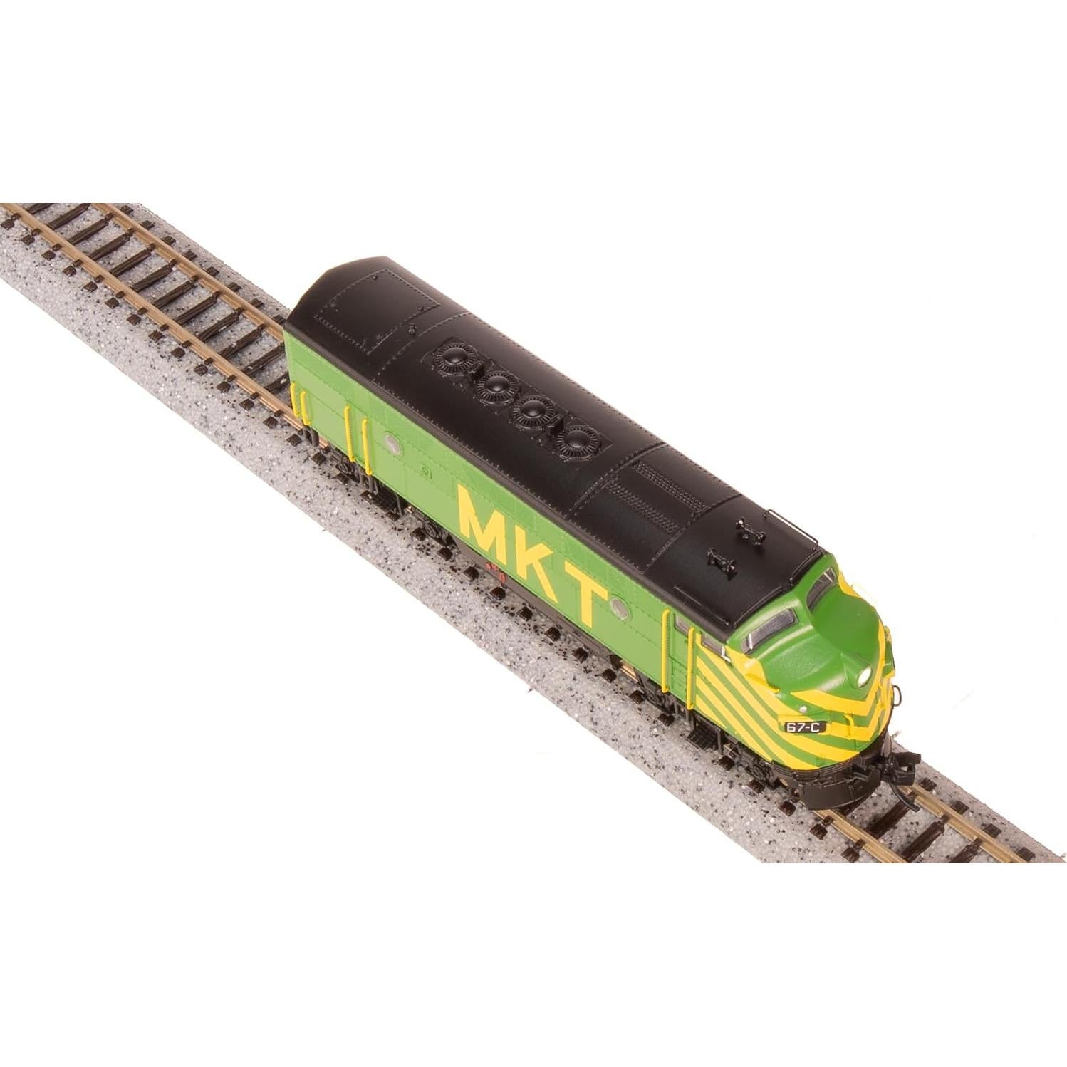 Locomotora EMD F3A Broadway Verde Amarillo Escala N