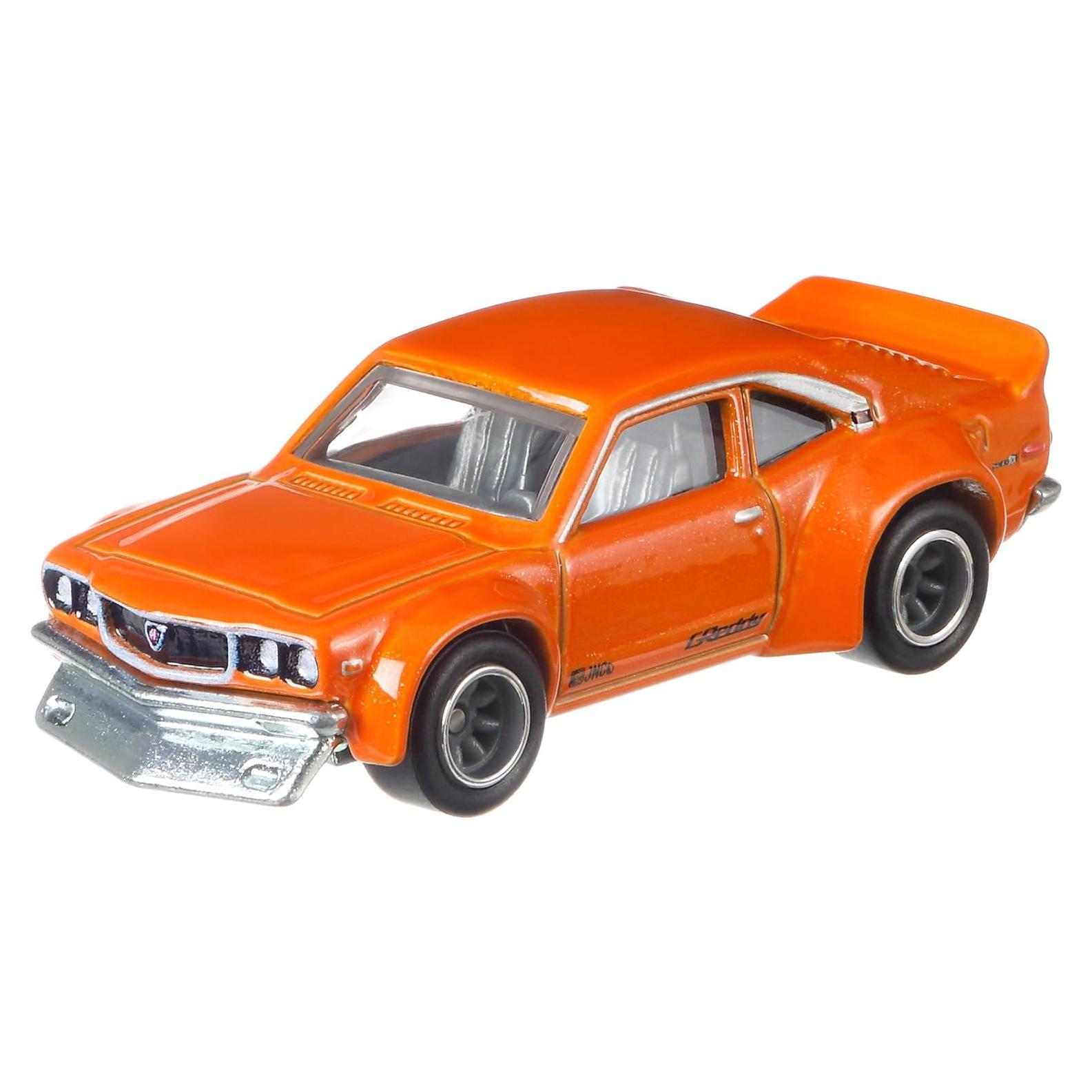 Vehículo Hot Wheels Mazda RX-3 a escala 1:64 - Mattel