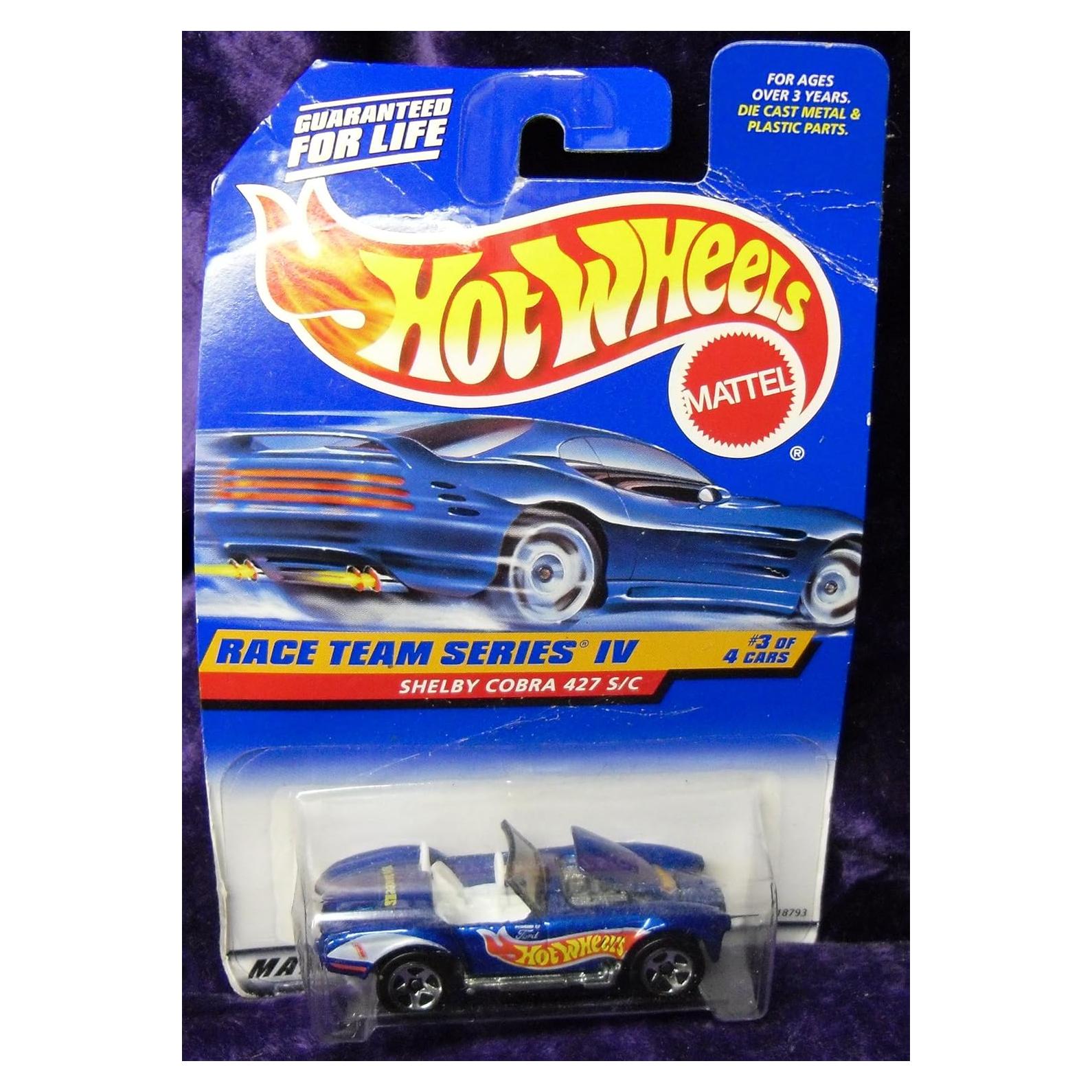 Hot Wheels Cobra Shelby 427 S/C 1998 1:64 Escala Coleccionable
