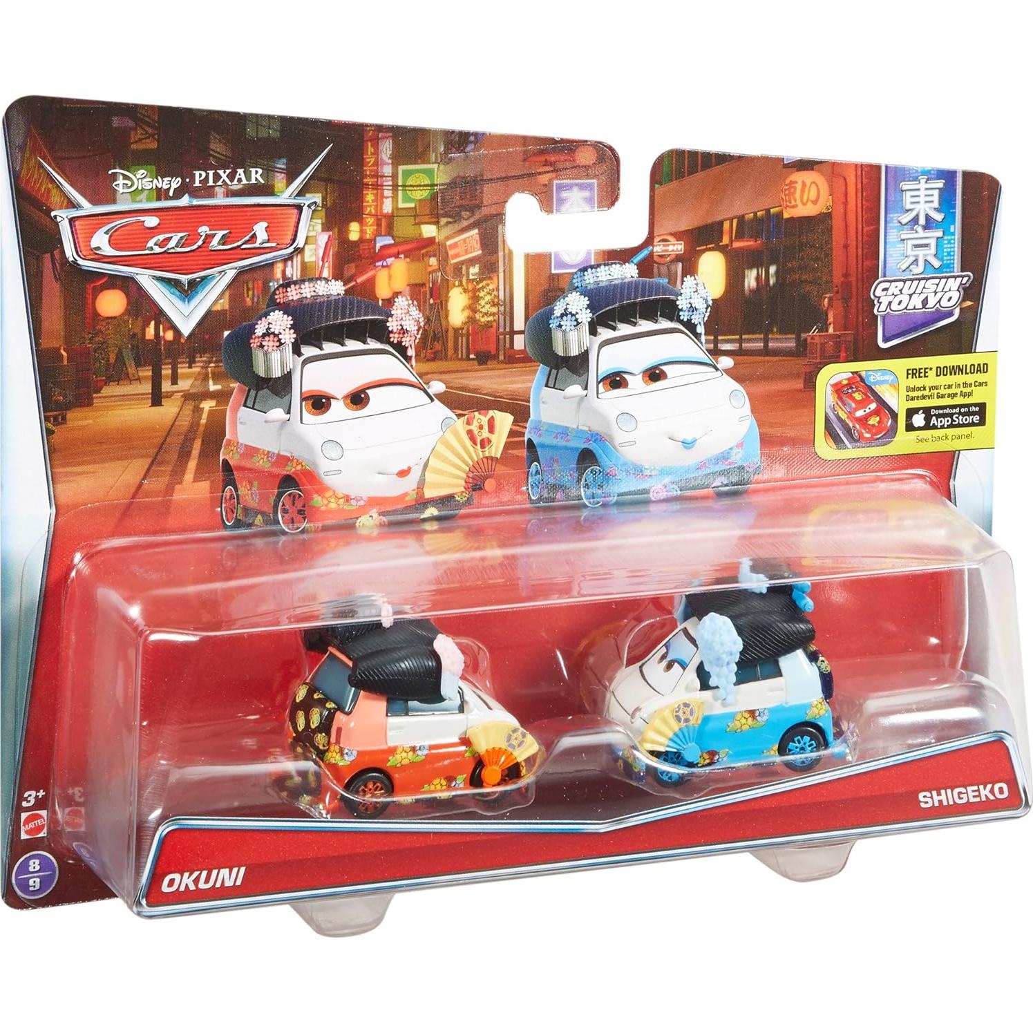 Auto de Metal Disney Pixar Cars 2-Pack Okuni & Shigeko