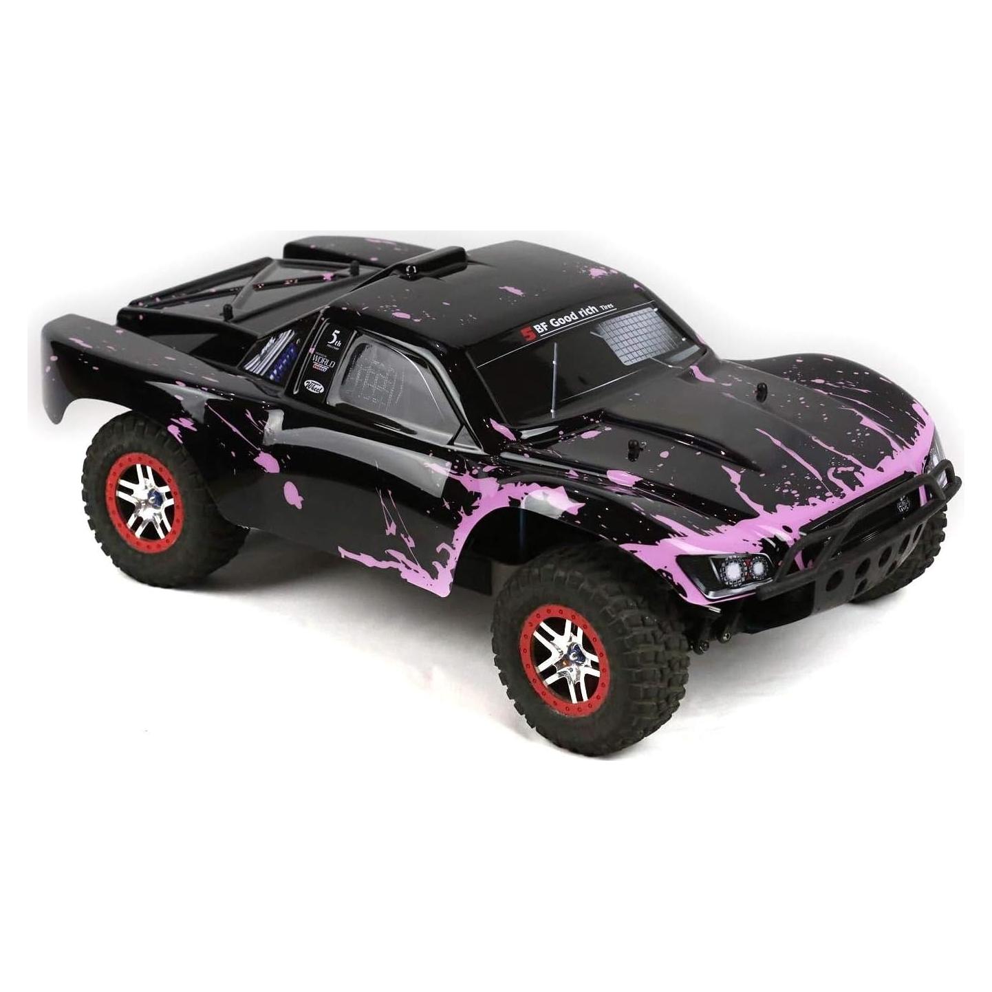 Cuerpo Personalizado Rosa Sucio/Negro SummitLink 1/10 para RC