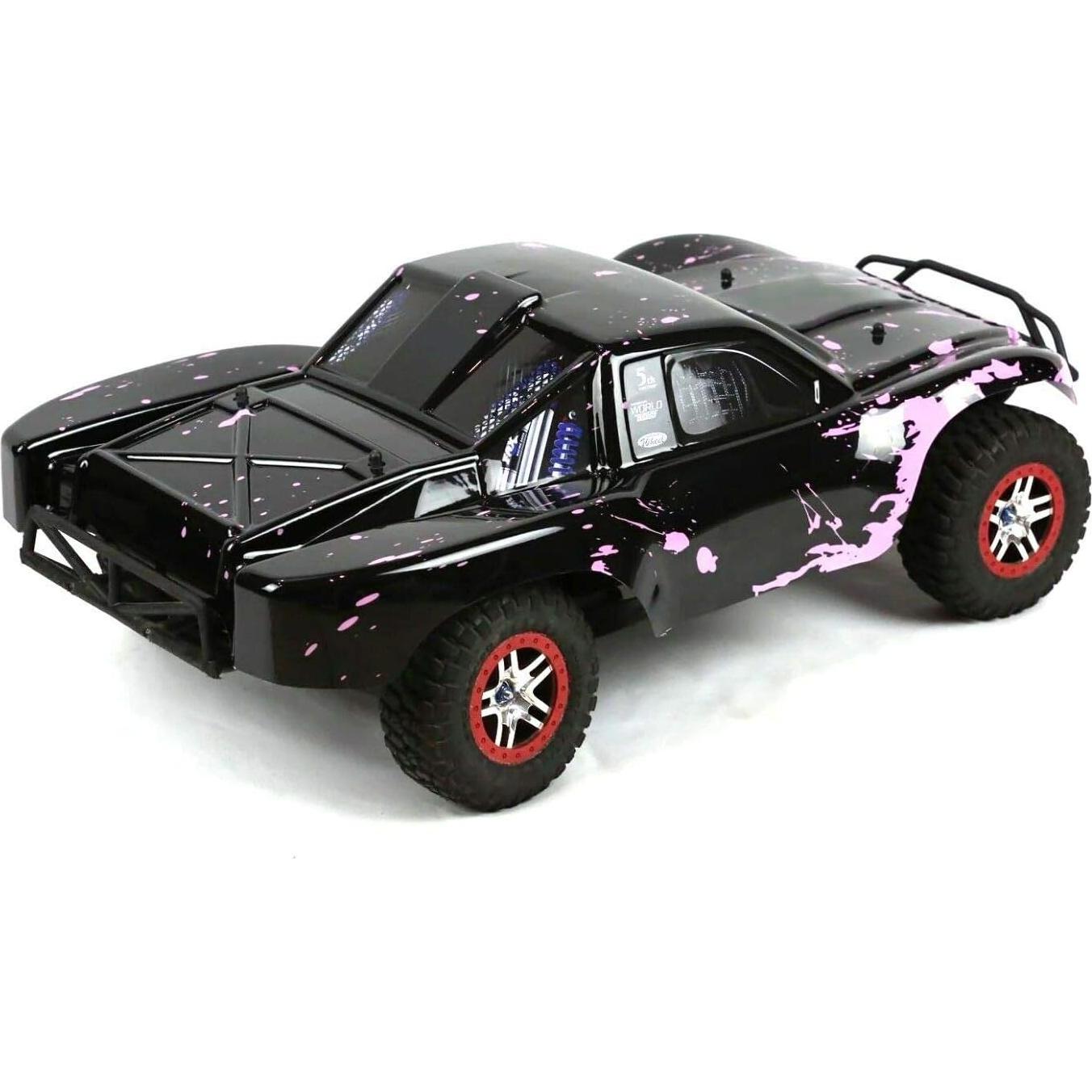 Cuerpo Personalizado Rosa Sucio/Negro SummitLink 1/10 para RC