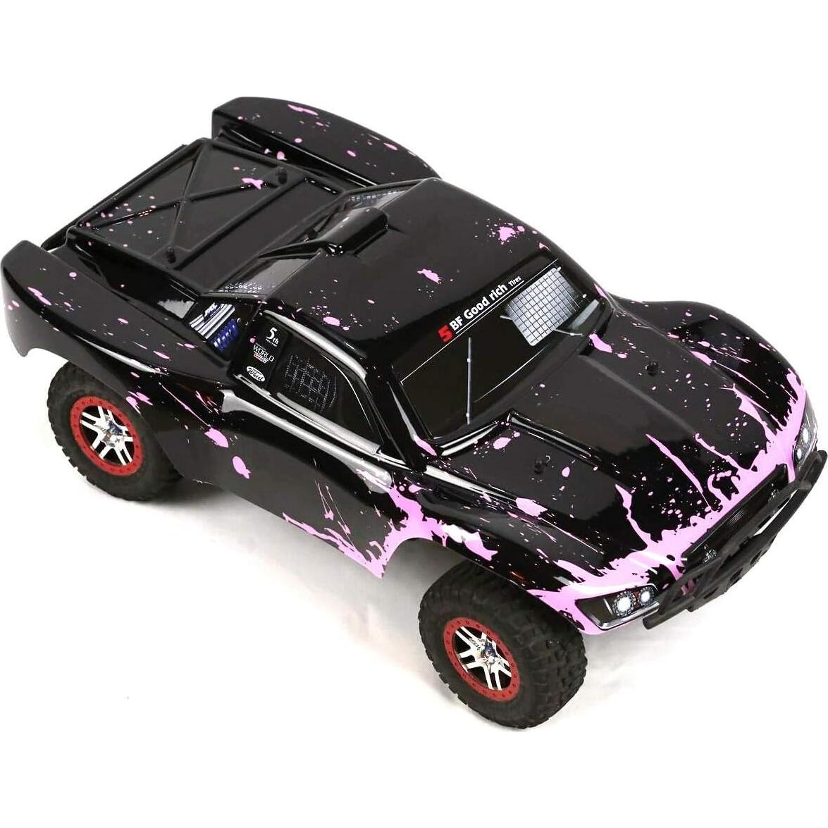Cuerpo Personalizado Rosa Sucio/Negro SummitLink 1/10 para RC