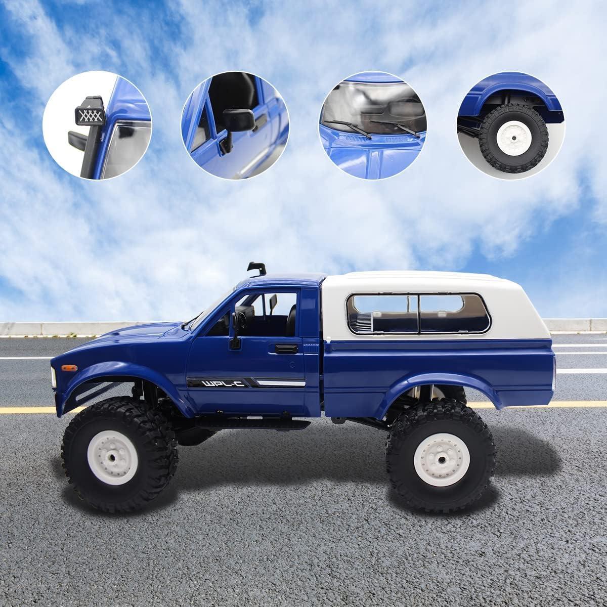 Camión Crawler RC Mostop C24 4x4 Todo Terreno LED