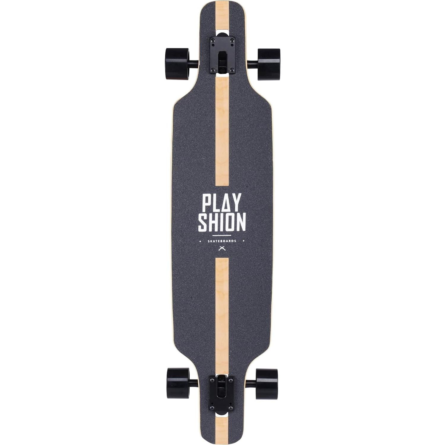 Longboard Playshion 99 cm Drop Through para Principiantes